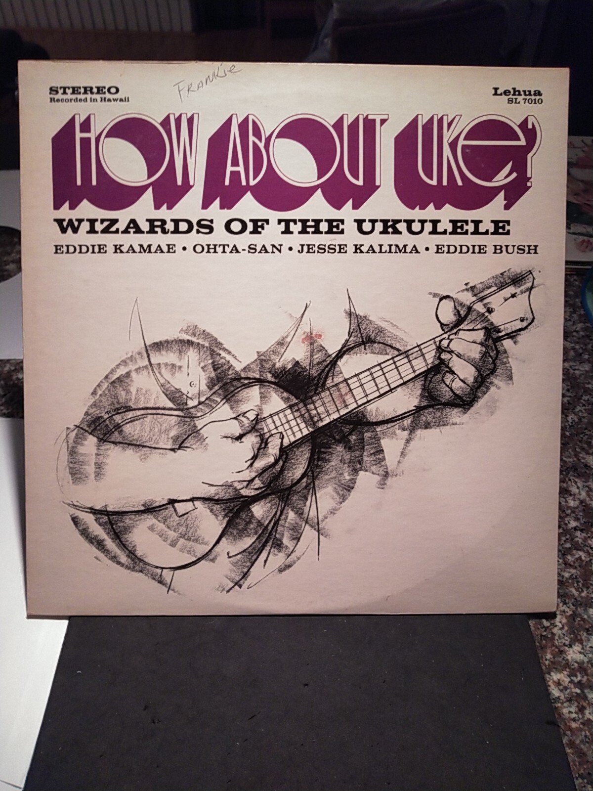 HOW ABOUT UKE? WIZARDS OF THE UKULELE 1974 LEHUA RECORDS SL 7010 EXCELLENT