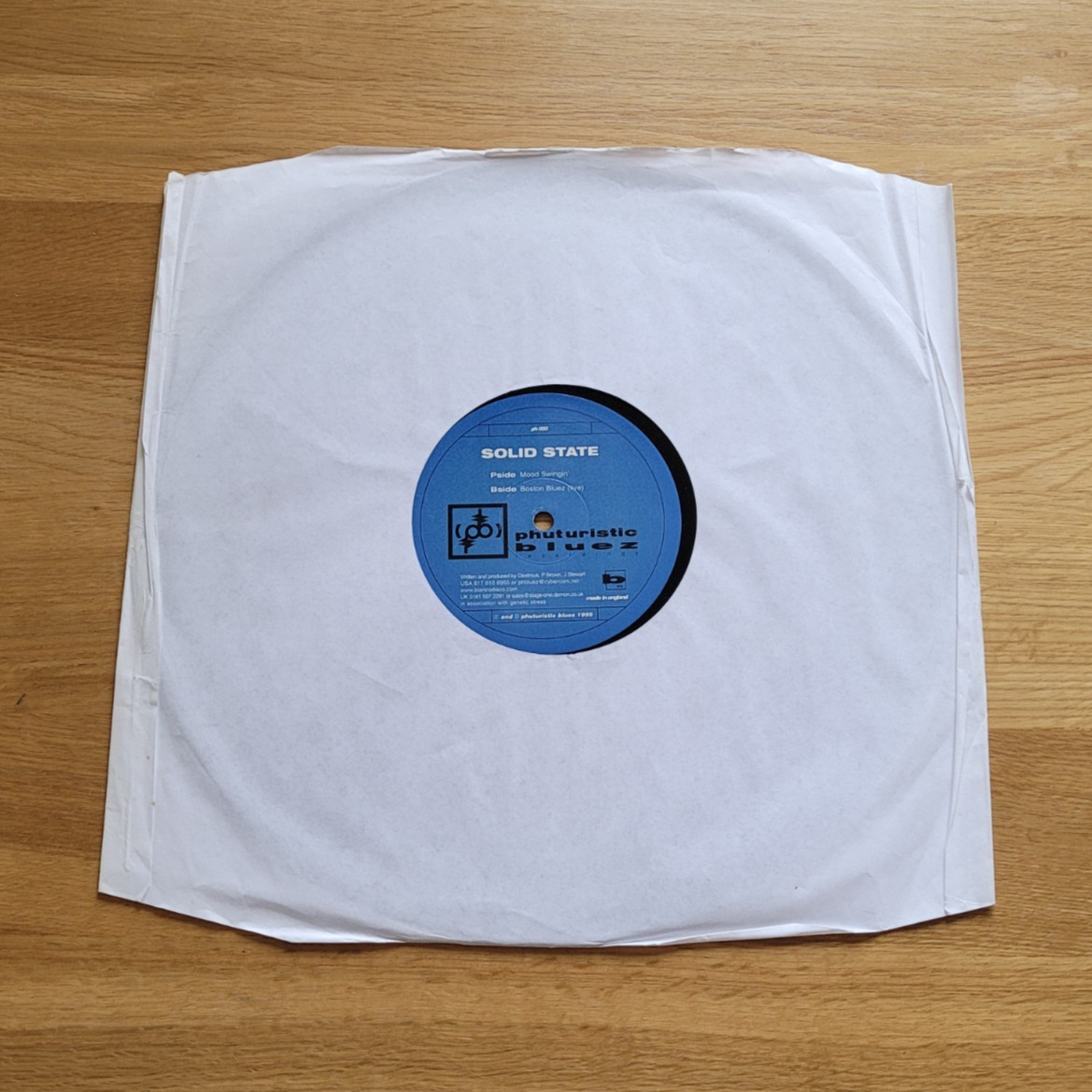 Solid State – Mood Swingin’ / Boston Bluez (Live) 12″ Vinyl Record Drum & Bass