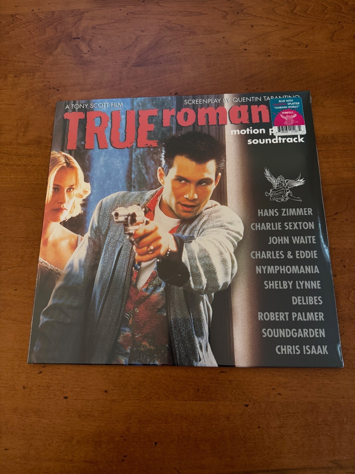 TRUE ROMANCE – OST – LP – BLUE WITH MAGENTA SPLATTER VINYL – BRAND NEW (SEALED)!