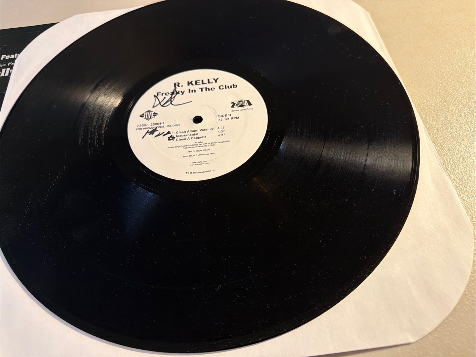 R. KELLY Feat. HUEY – HOOK IT UP / FREAKY IN THE CLUB – 12″ VINYL PROMO 2007