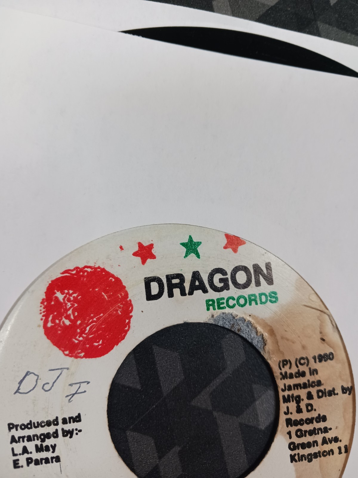 Authentic Jamaican Reggae 45 Grab Bag Lot Of 5