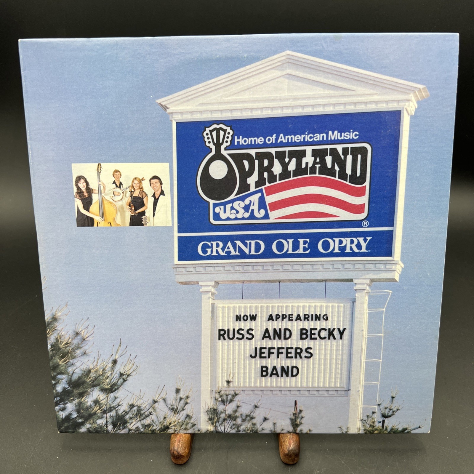 Russ & Becky Jeffers Band Opryland USA LA-1002 SIGNED Kathy Kuhn, Becky Jeffers