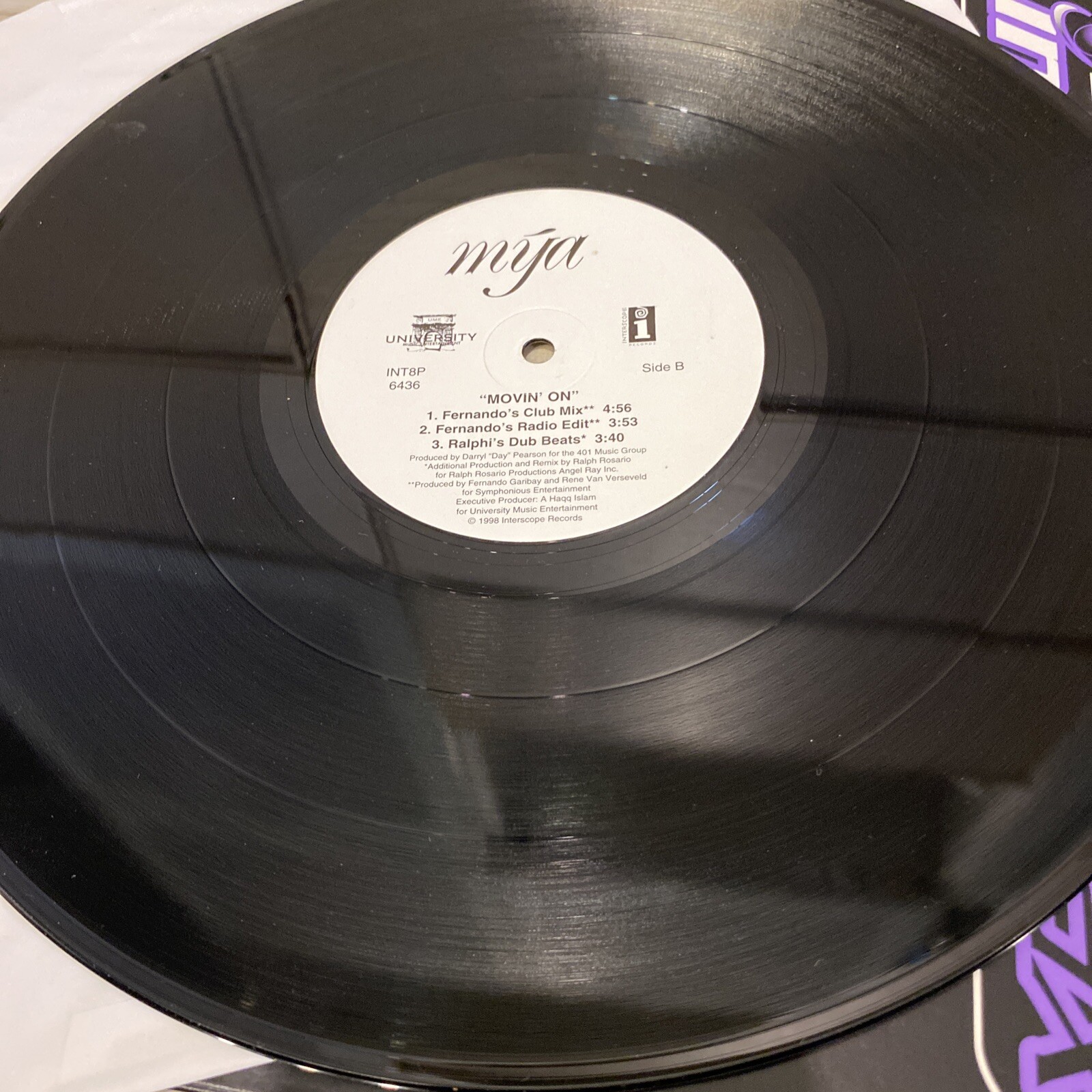 Mya CD & Vinyl Lot- Moving’ On Remixes VG+ & Case Of The Ex IMPORT Maxi CD