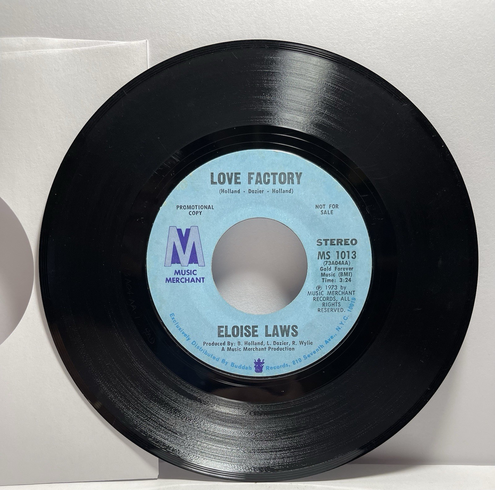 Eloise Laws – Love Factory OG Promo 45 1973 on Music Merchant US Stay With Me