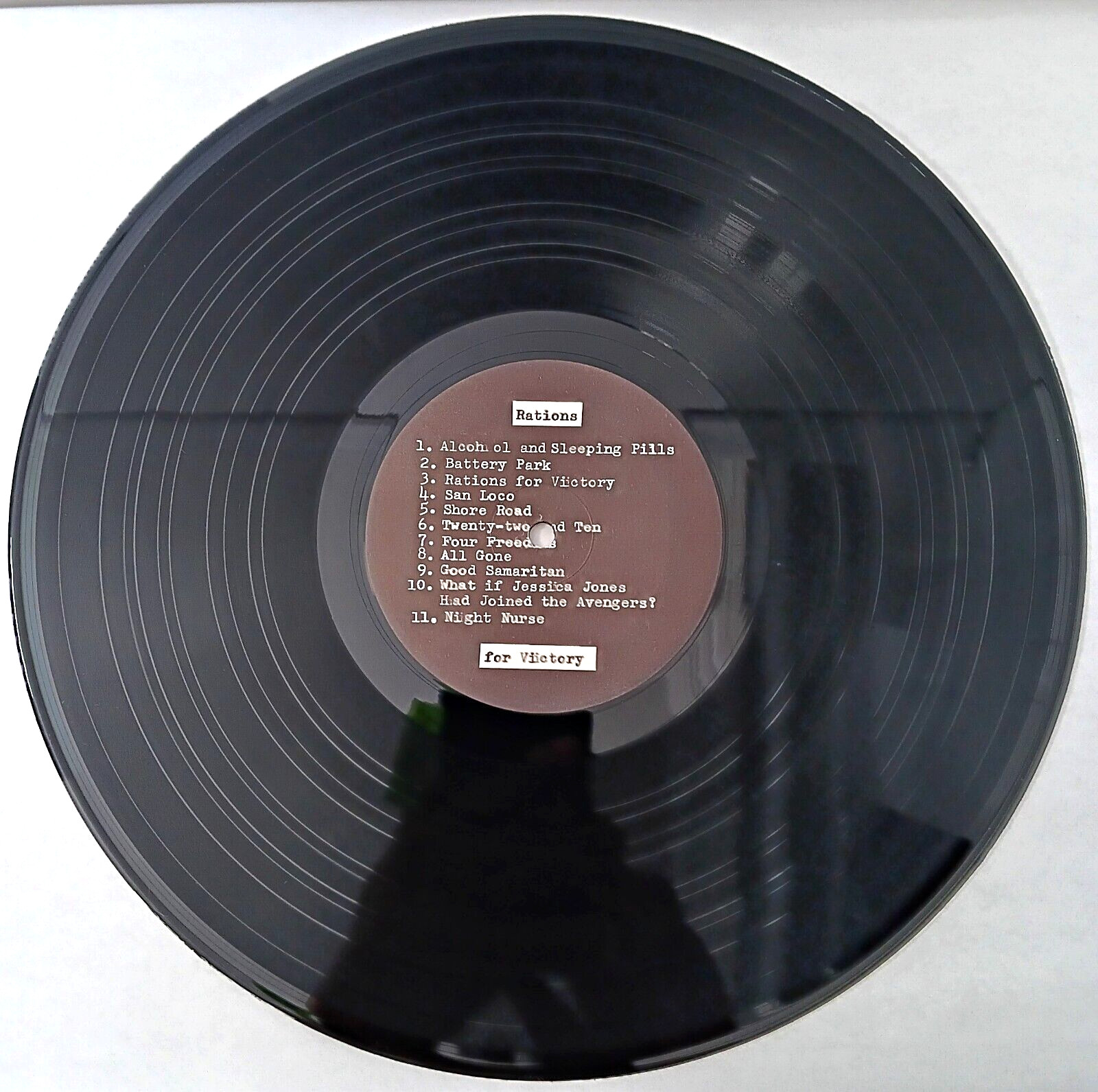 Rations – For Victory – 2010 Vinyl EP S/S W/ Insert – New York Punk / HC