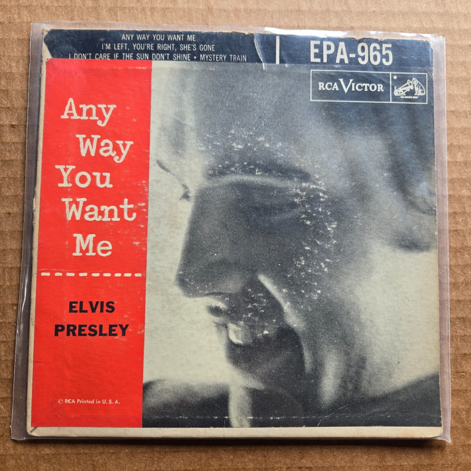 ELVIS PRESLEY Any Way You Want Me EPA 965 45 7″ Vinyl Record EP