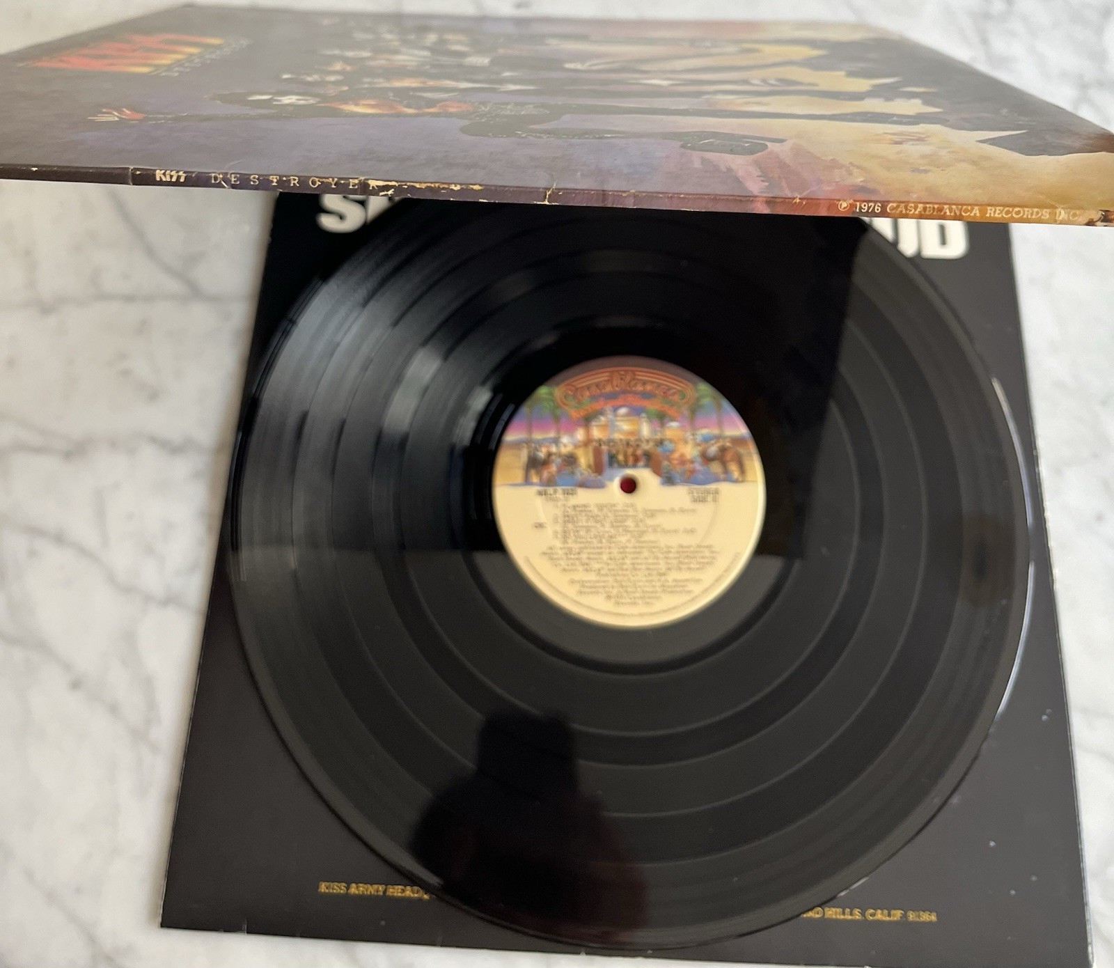 Kiss Destroyer Vinyl Record Album LP 1976 Repress EX NICE