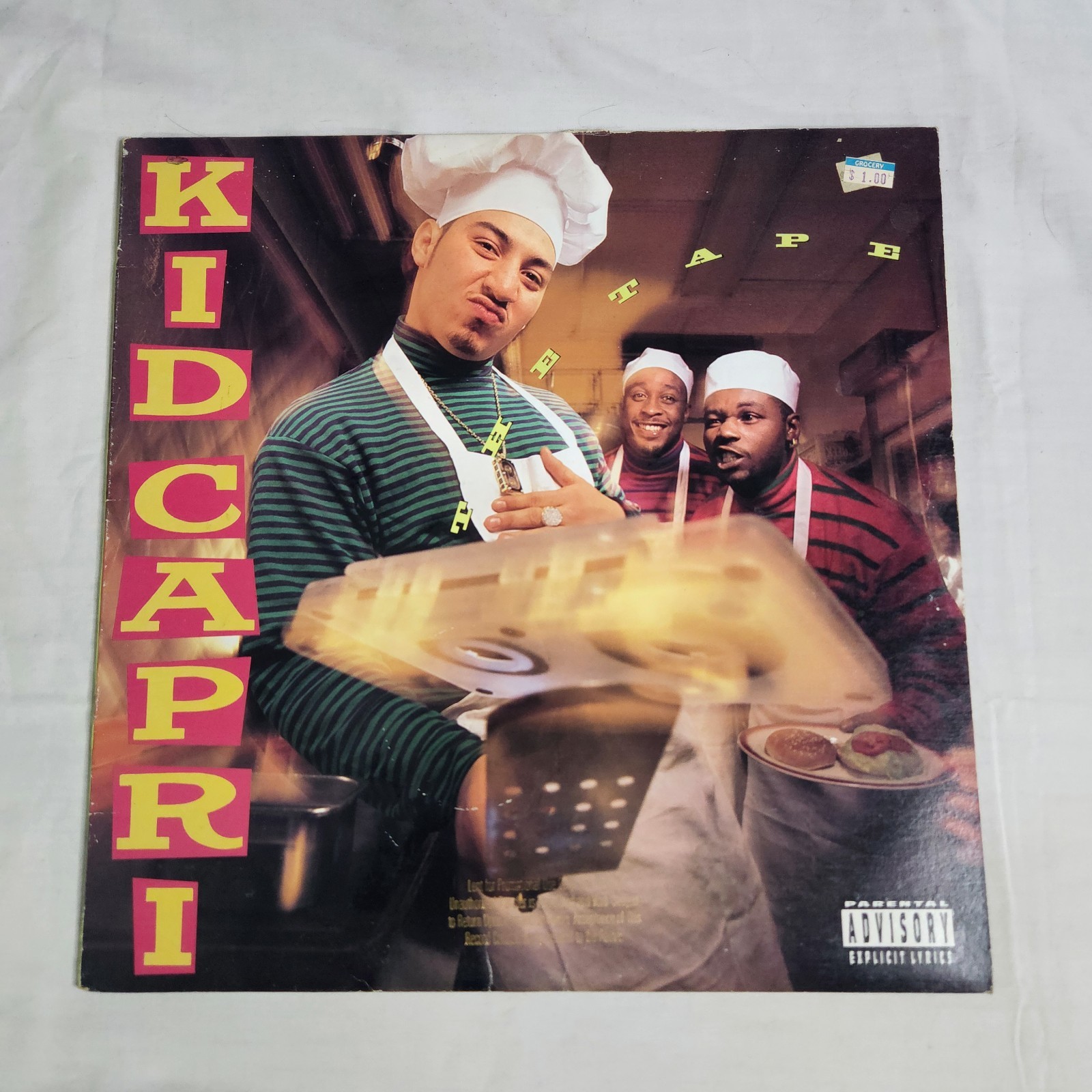 Kid Capri – The Tape – LP Vinyl 1991 Hip Hop Cold Chillin Records Biz Markie 90s