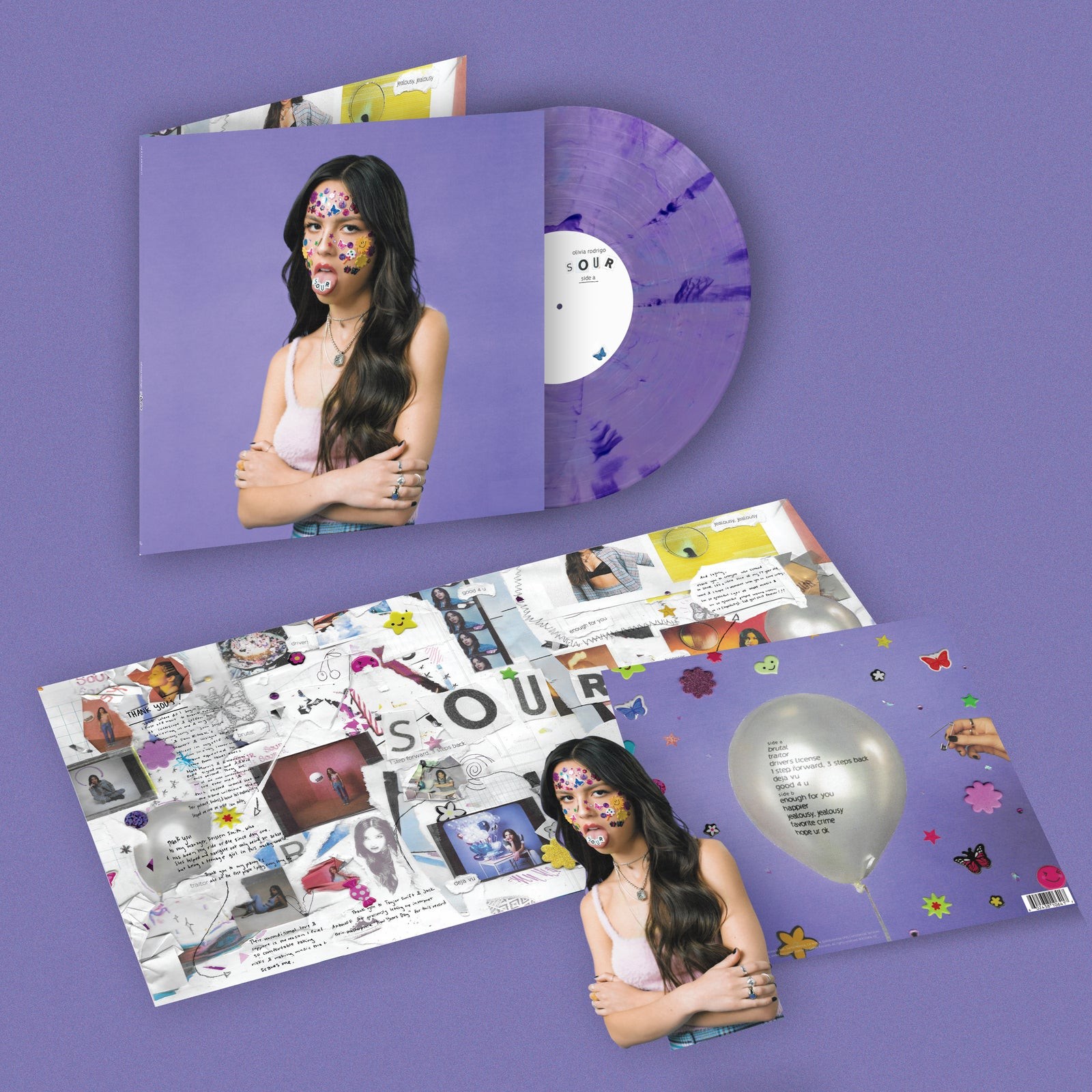 Olivia Rodrigo Sour Vinyl Purple Marble IVC Club Edition LE /3000 Interscope