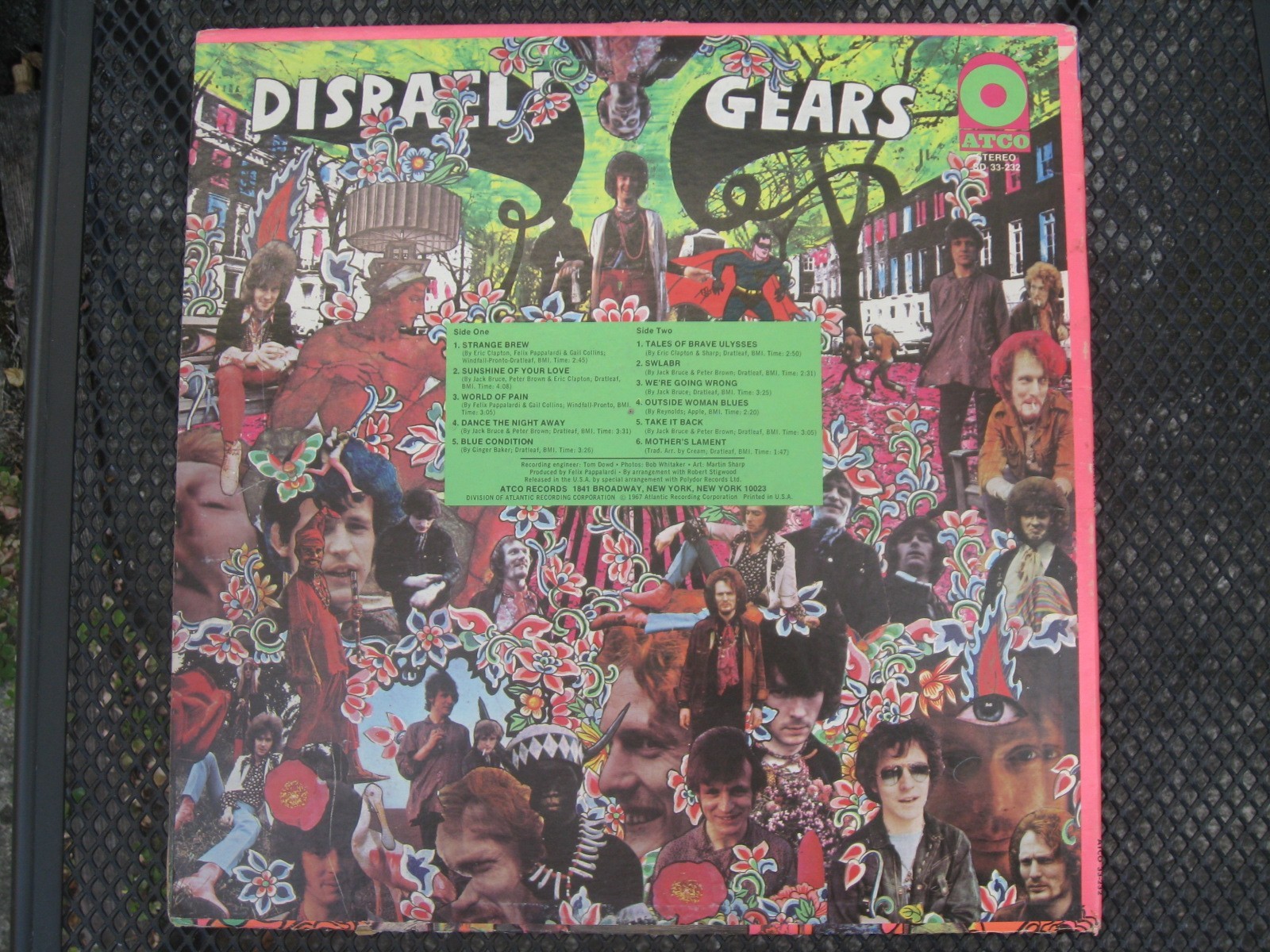 Cream Disraeli Gears SD 33-232 Orig LP