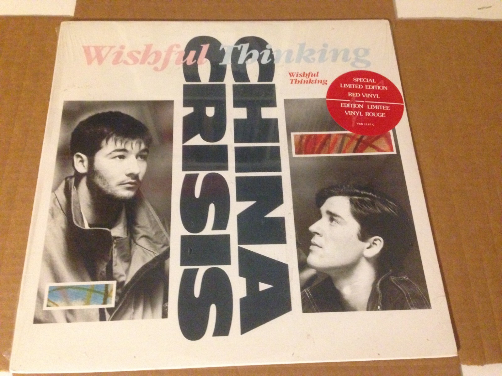 China Crisis Wishful Thinking RED VINYL 12″ Record CANADA VSX 1187 NEW OLD STOCK
