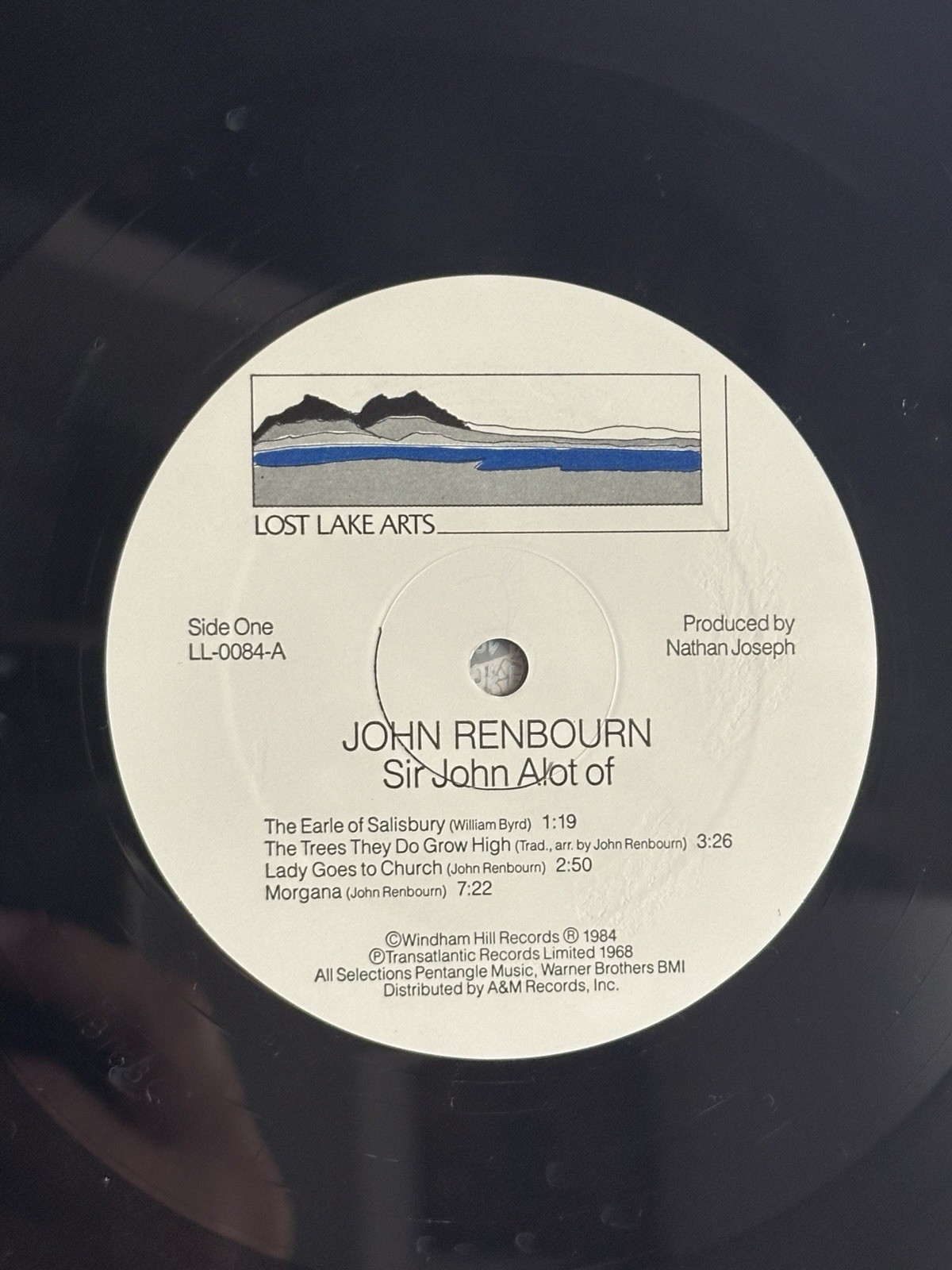 John Renbourn – Sir John Alot Of Merrie EX/VG 1984 Ultrasonic Clean Vinyl