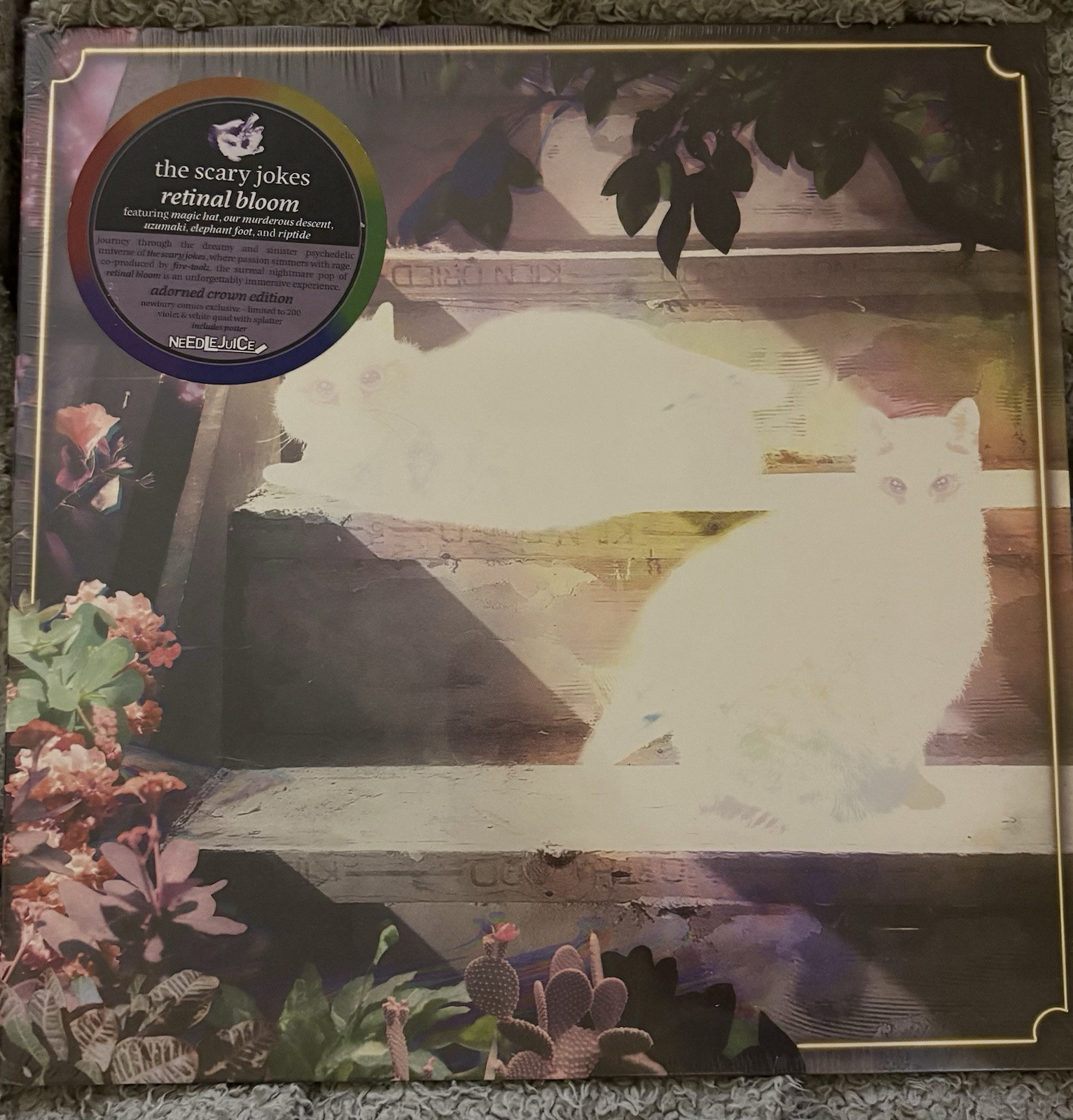 The Scary Jokes – Retinal Bloom Vinyl LP Album – Adorned Crown Color – /200 NEW