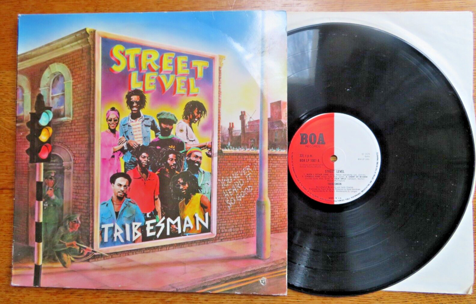 TRIBESMAN STREET LEVEL UK FIRST PRESS 1979 BOA LP 1001 EX NICE