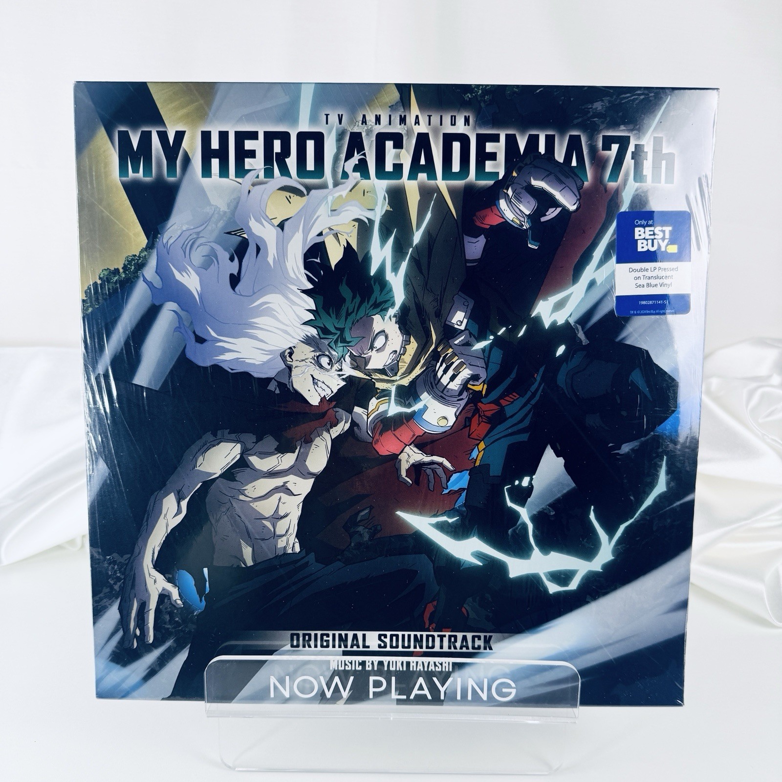 🎯 My Hero Academia S7 OST Blue Vinyl 2LP Best Buy Exclusive Sealed