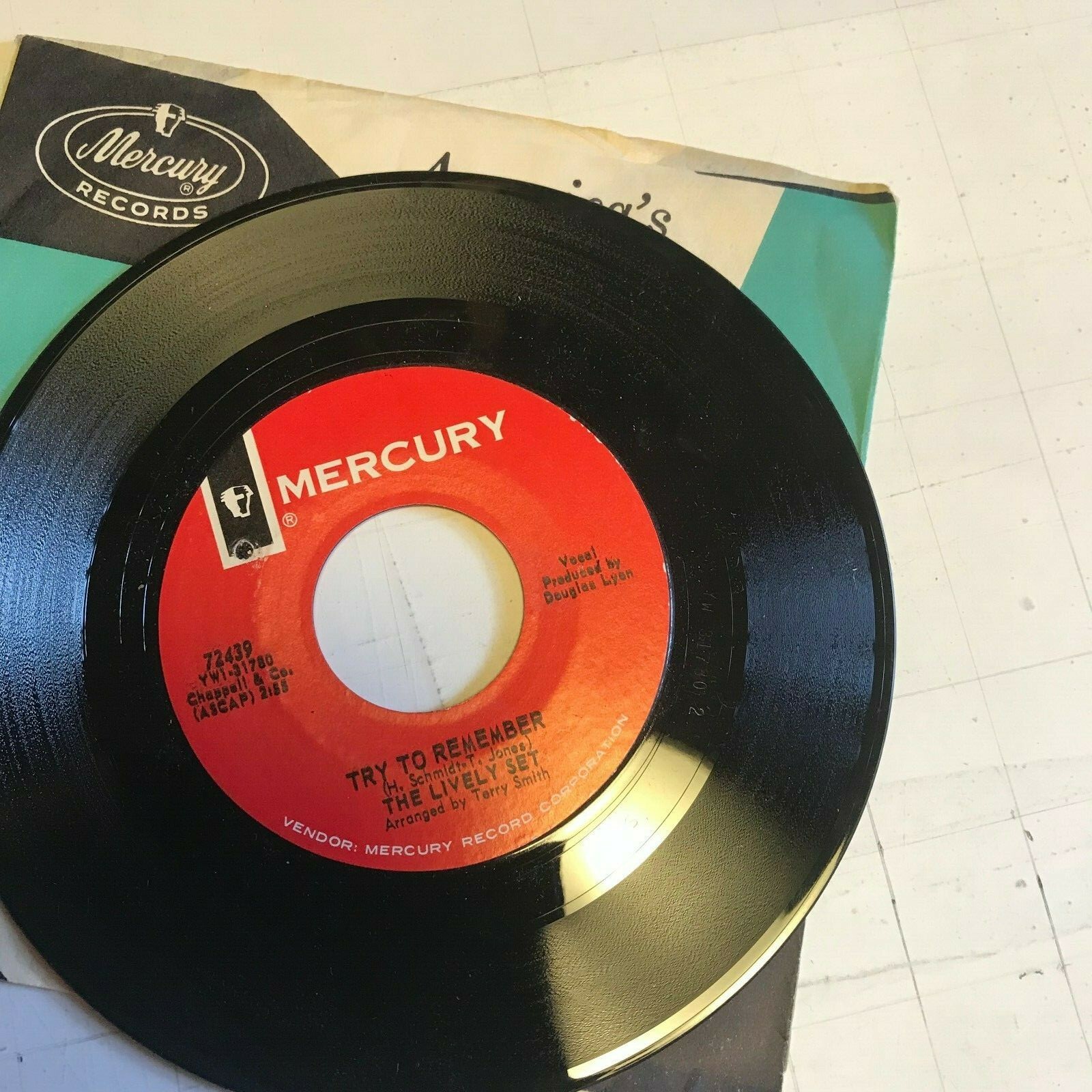 The Lively Set Dippity-Do / Try to Remember Mercury 72439 single 7″ 45 mod ’65 !