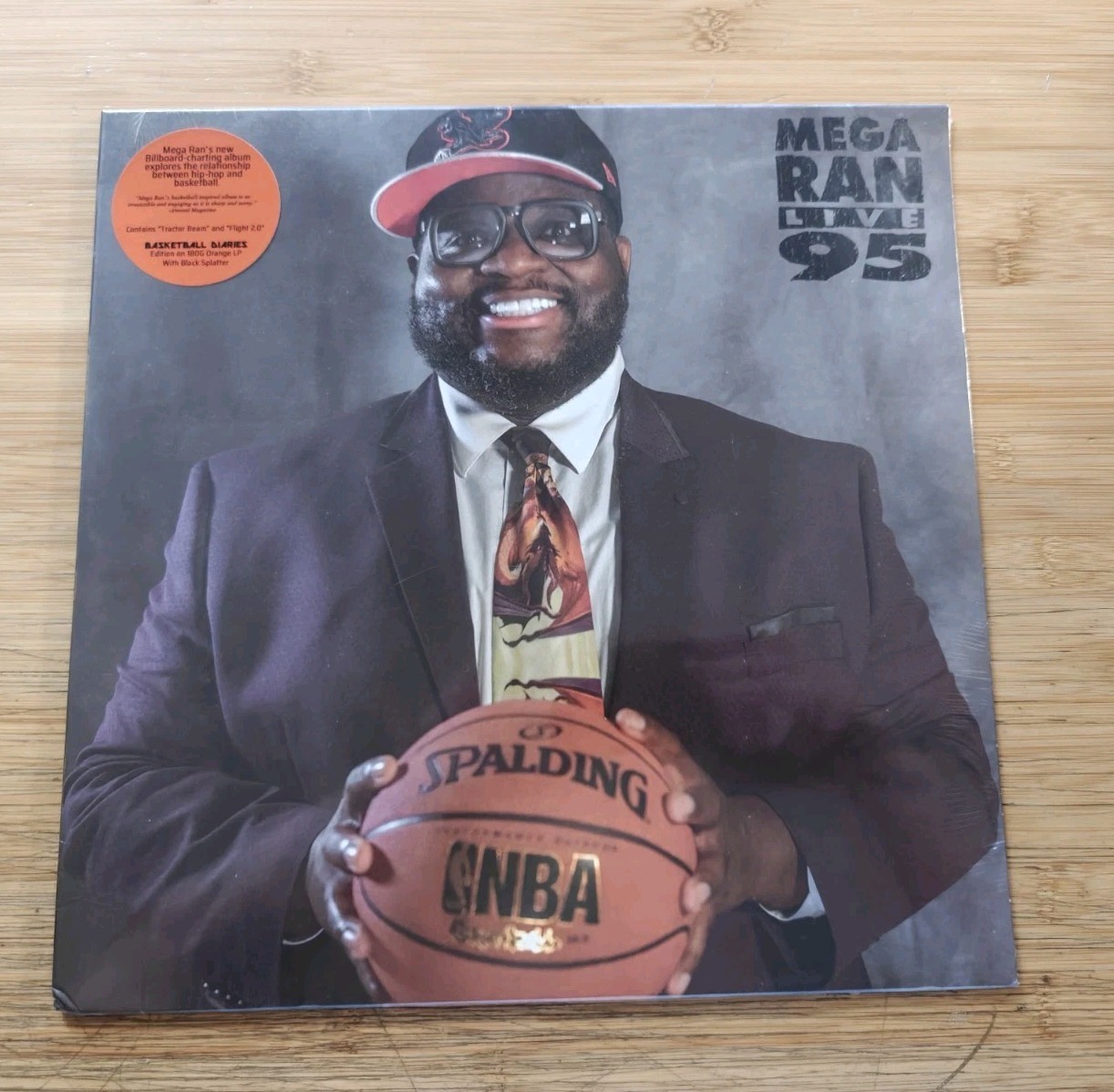 Mega Ran Live ’95 – Orange With Black Splatter Vinyl LP 2022 Hip Hop Sealed