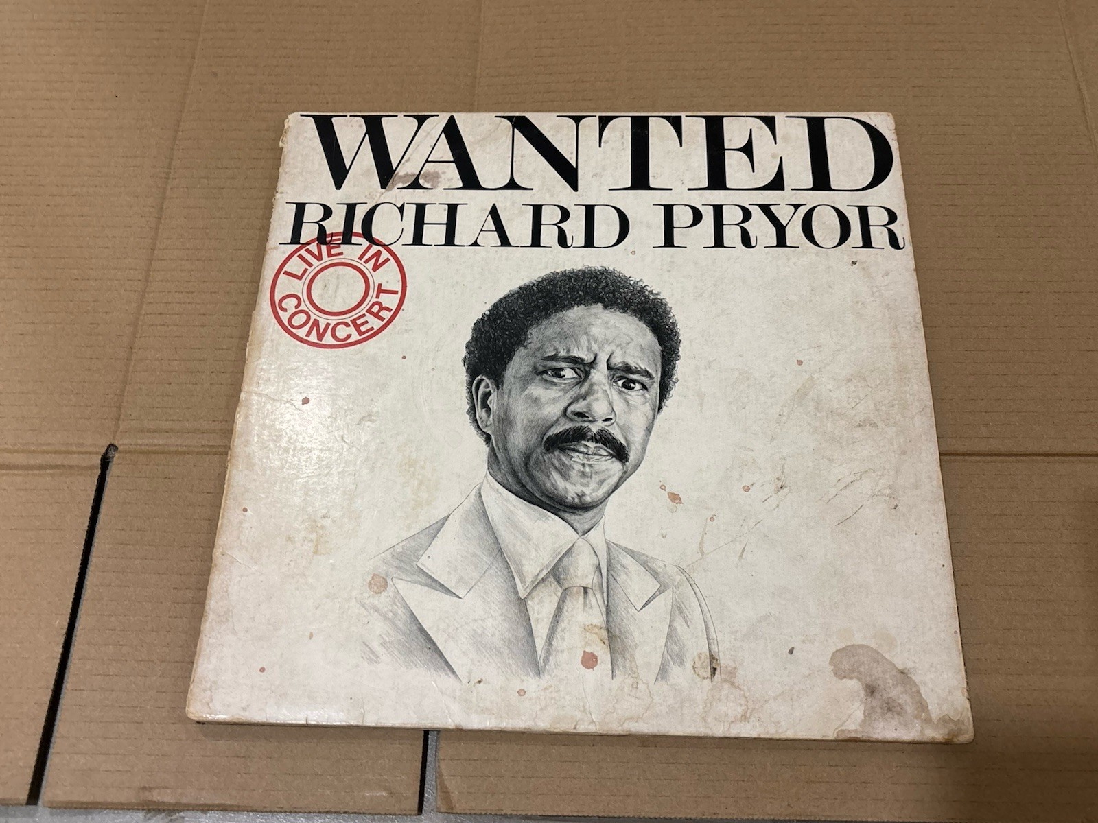Richard Pryor – Wanted (Live In Concert): Comedy / Vinyl Record Album G- G+ 2 LP