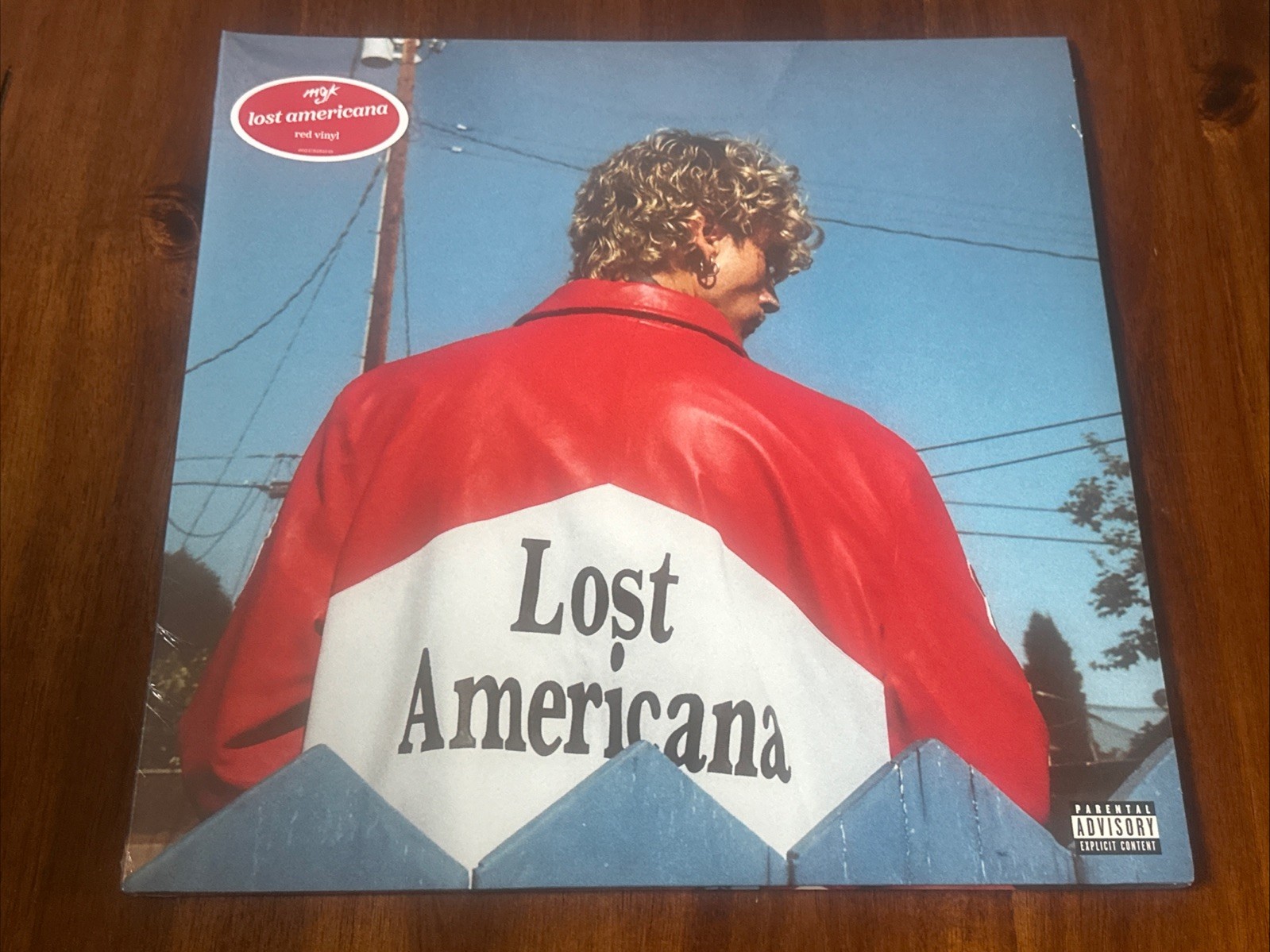 Lost Americana by Machine Gun Kelly MGK (Red Vinyl Record LP, 2025)