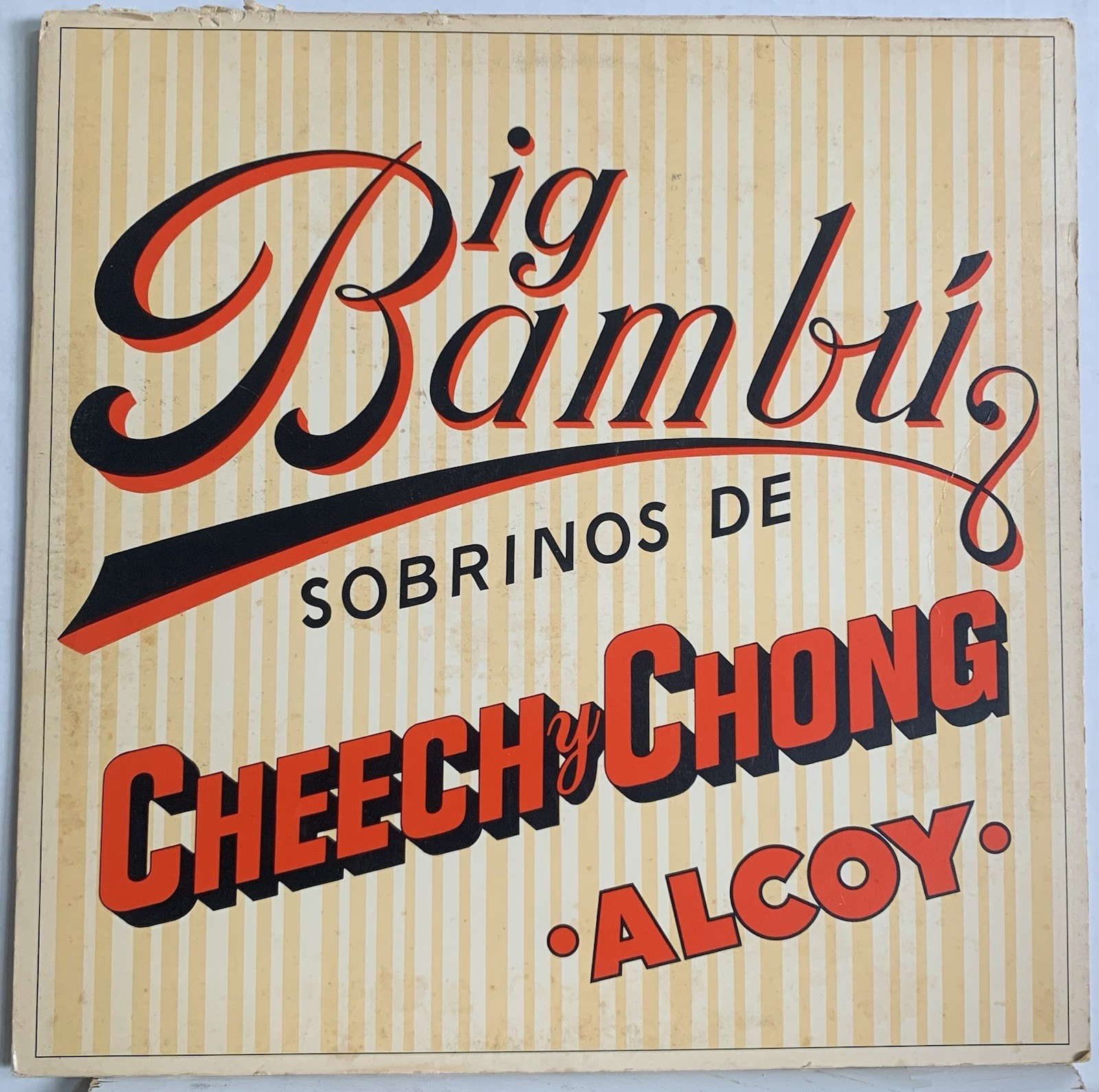Sobrinos De Cheech & Chong Big Bambu Ode Records SP 77014 VG/VG+ No Paper