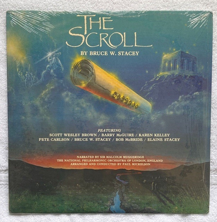 “THE SCROLL” Bruce W. Stacey RARE ’85 XIAN ROCK OPERA True 1stPress BOB MCBRIDE