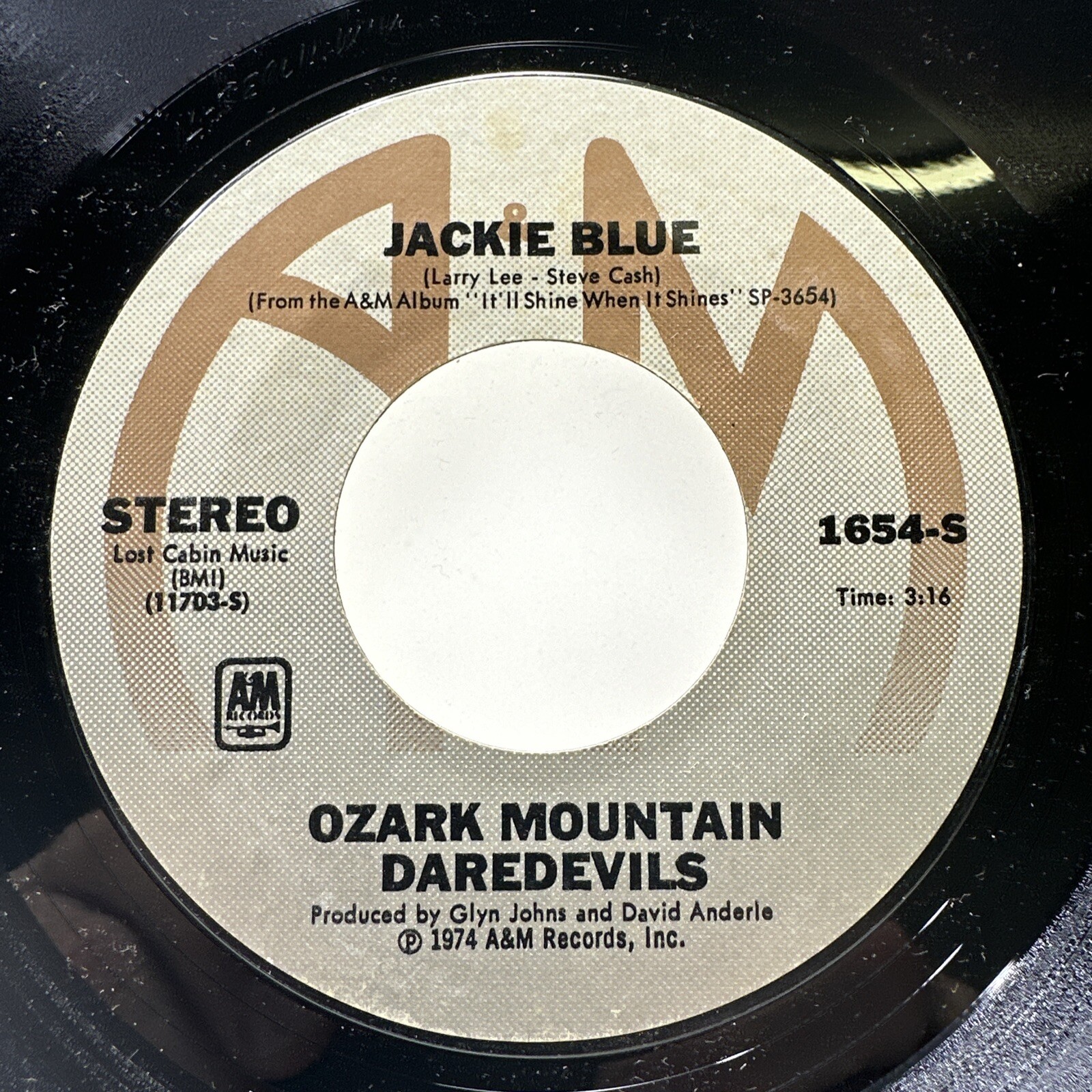 Rock 45 Ozark Mountain Daredevils – Better Days / Jackie Blue On A&M