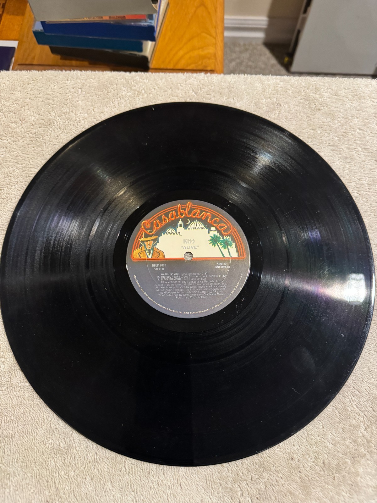 Kiss Alive LP – SIDES 3&4 ONLY!!! SIDES 1&2 NOT INCLUDED!!! GOOD CONDITION!!!