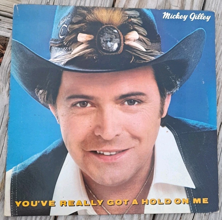 Vintage LP Record Mickey Gilley Vinyl Album You really Got a Hold On Me