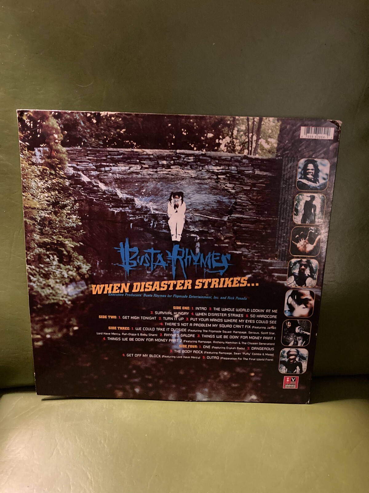 Busta Rhymes – When Disaster Strikes 2LP Vinyl 1997 Original Elektra VG+