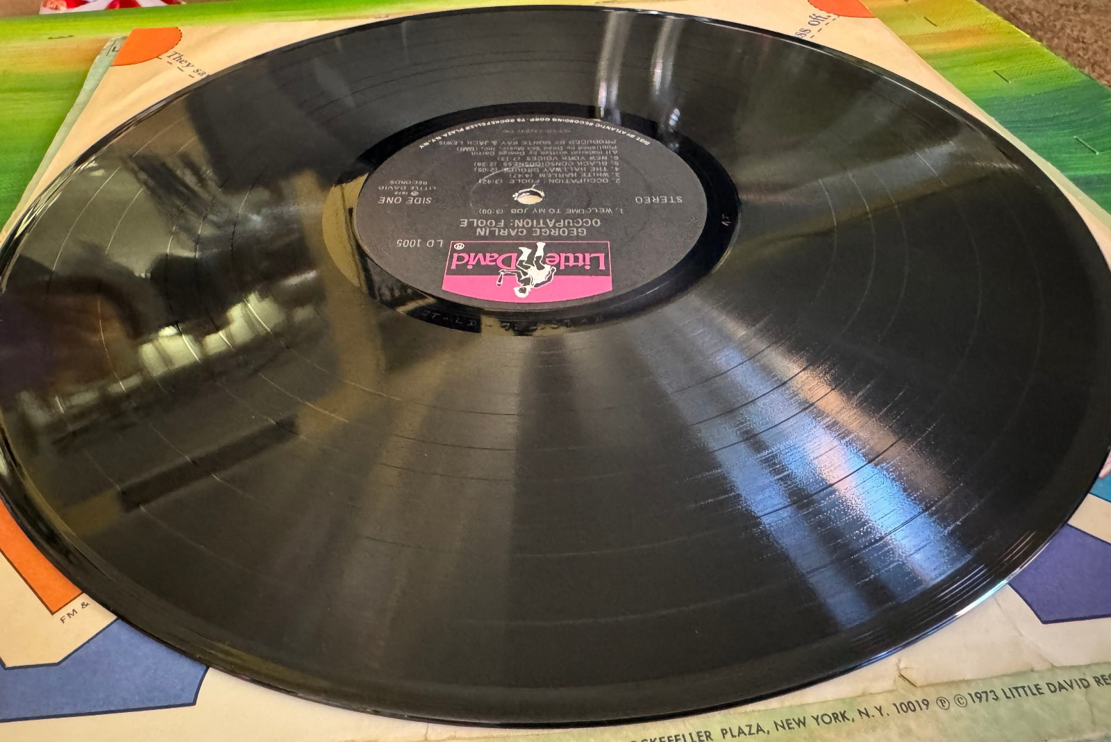 George Carlin – Occupation: Foole Vinyl Record Album LP -1973 Comedy Non Music