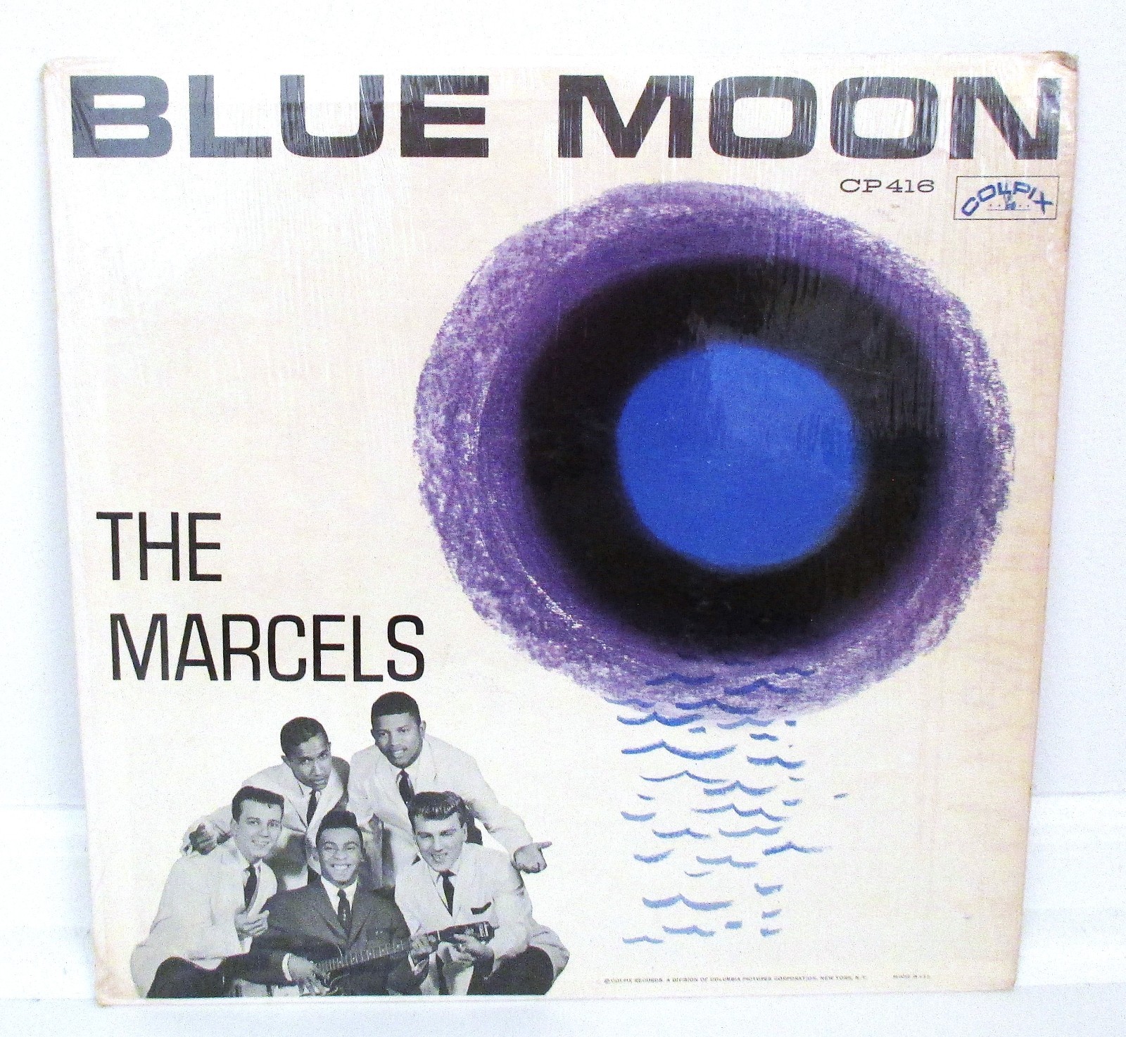 ORIG 1961 Colpix LP GOLD LABEL The Marcels Blue Moon In SHRINK R&B Doo Wop Soul