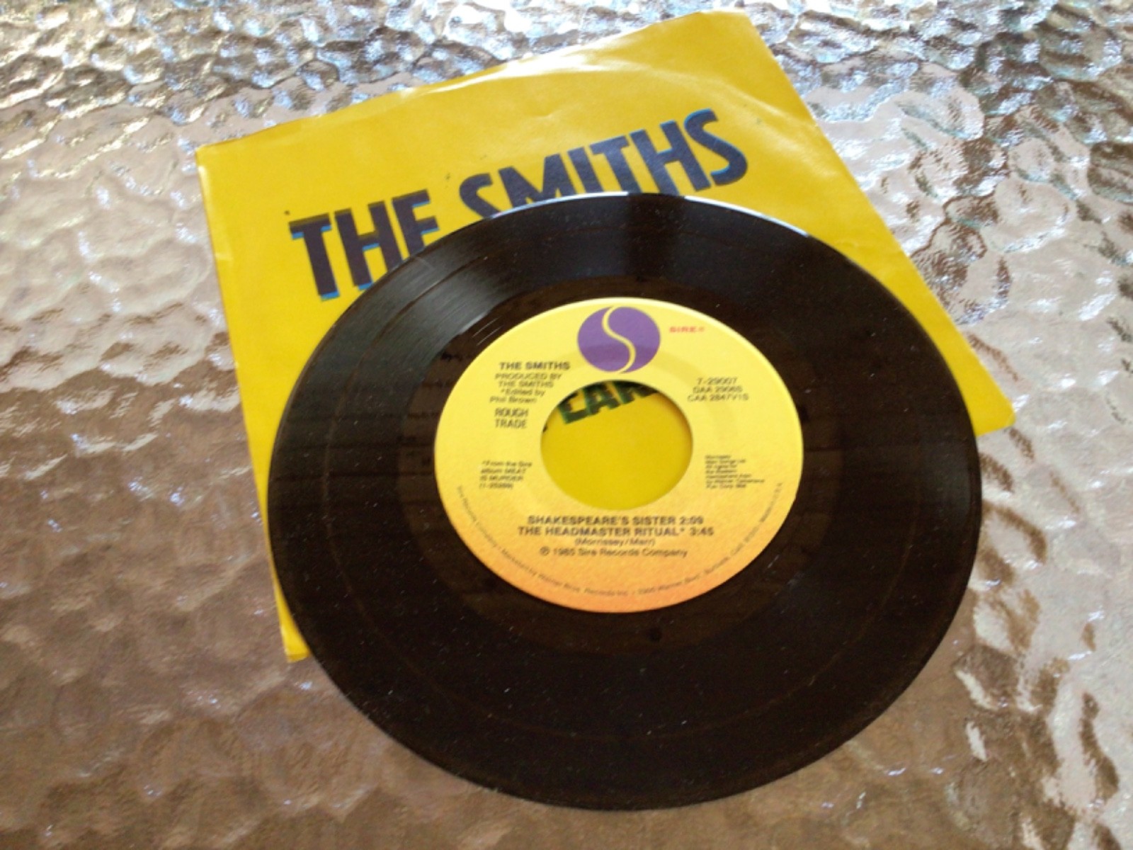 1985 The Smiths “How Soon is Now?” 45 RPM Vinyl 7″ Sire Records