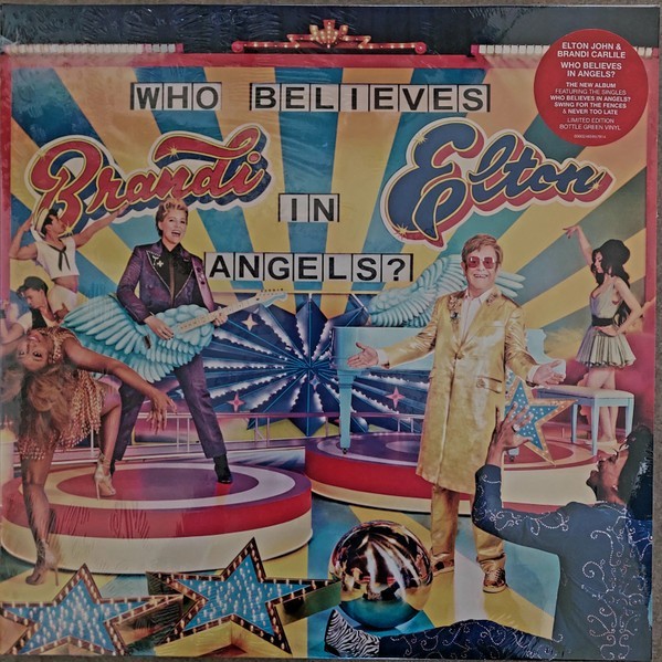 Elton John Brandi Carlile Who Believes in Angels LP Coke Bottle Green Vinyl NEW