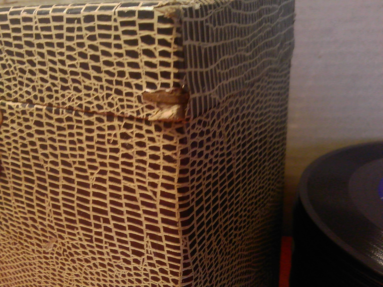 Faux Snakeskin 45 RPM CASE & (50) 1950’s-60’s Doo Wop R & B 45’s See Photos