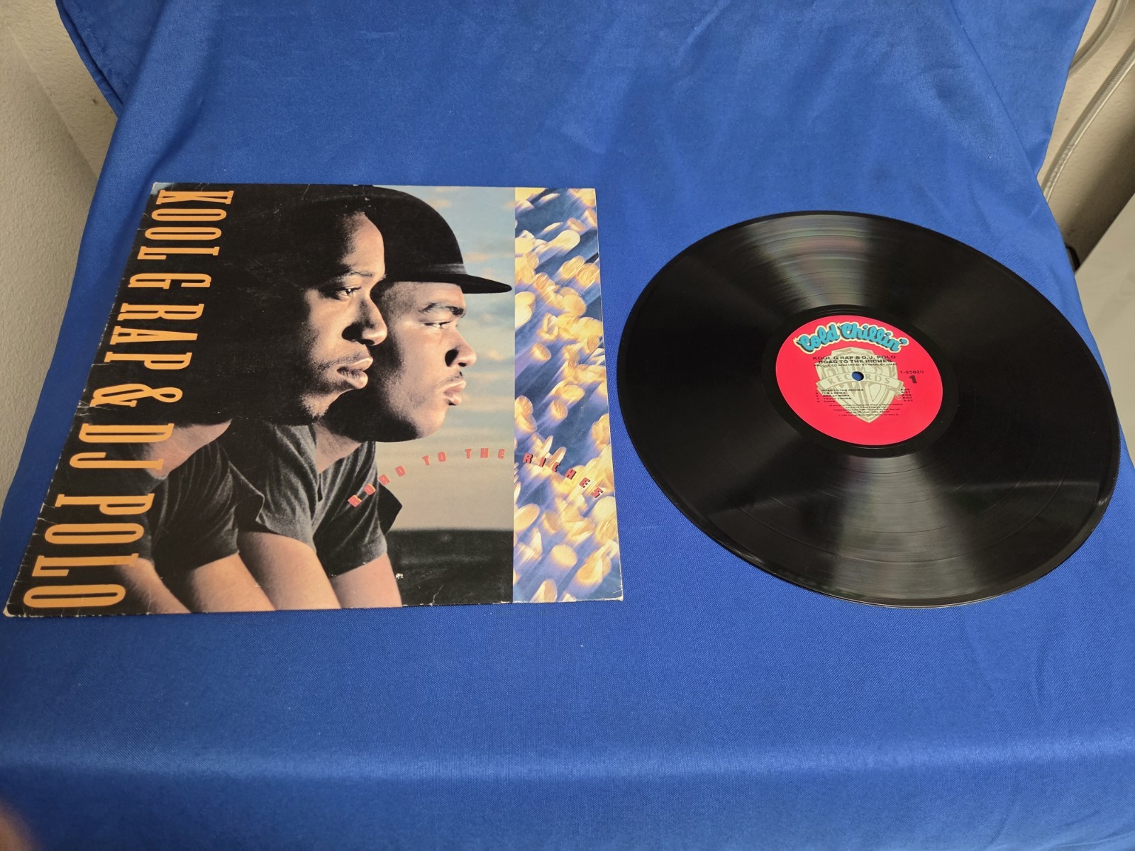 LP – Kool G Rap & DJ Polo, Road to the Riches, Cold Chillin’ Records 1-25820