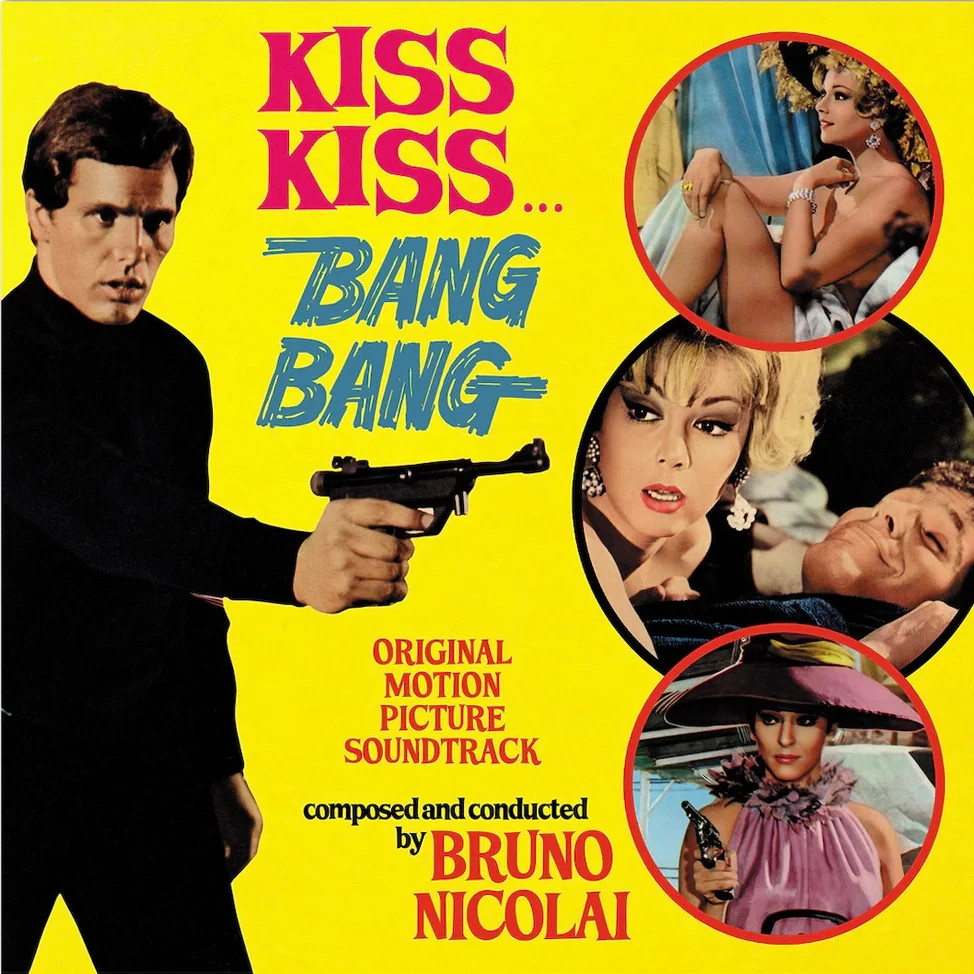 Bruno Nicolai – Kiss Kiss Bang Bang – Clear Yellow Vinyl Soundtrack – Brand New