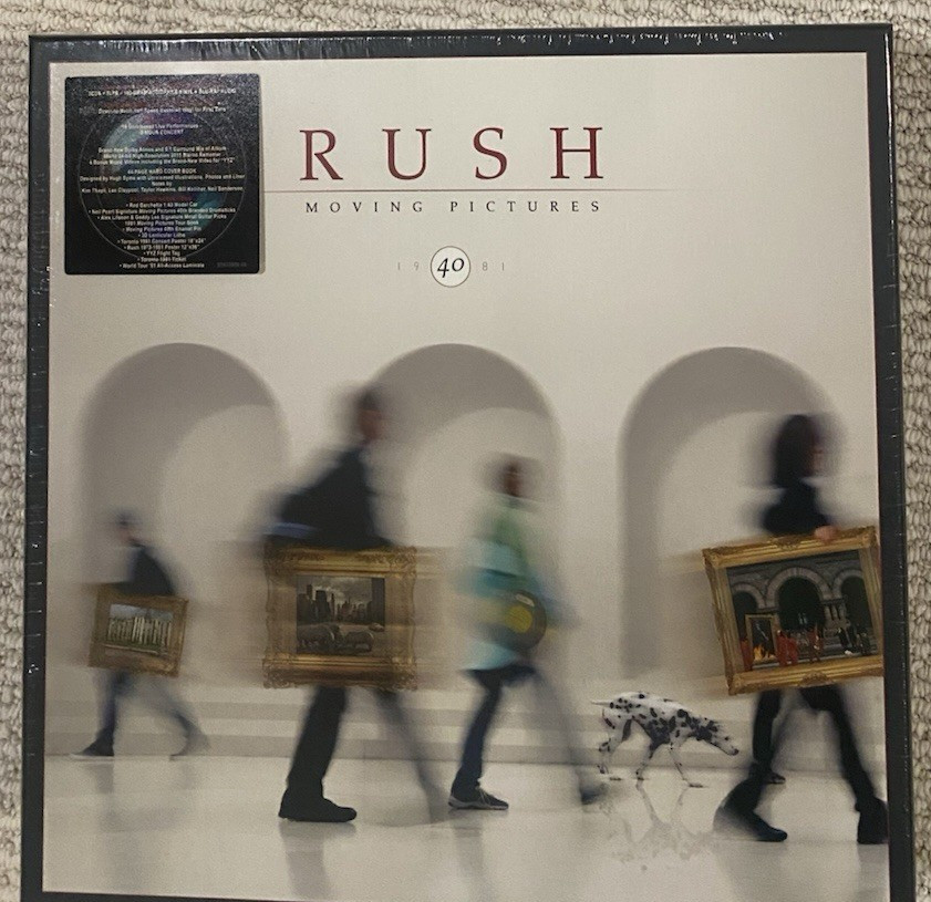 RUSH Moving Pictures 40th Anniversary Super Deluxe Box 5LP 3CD 1BD + More NEW