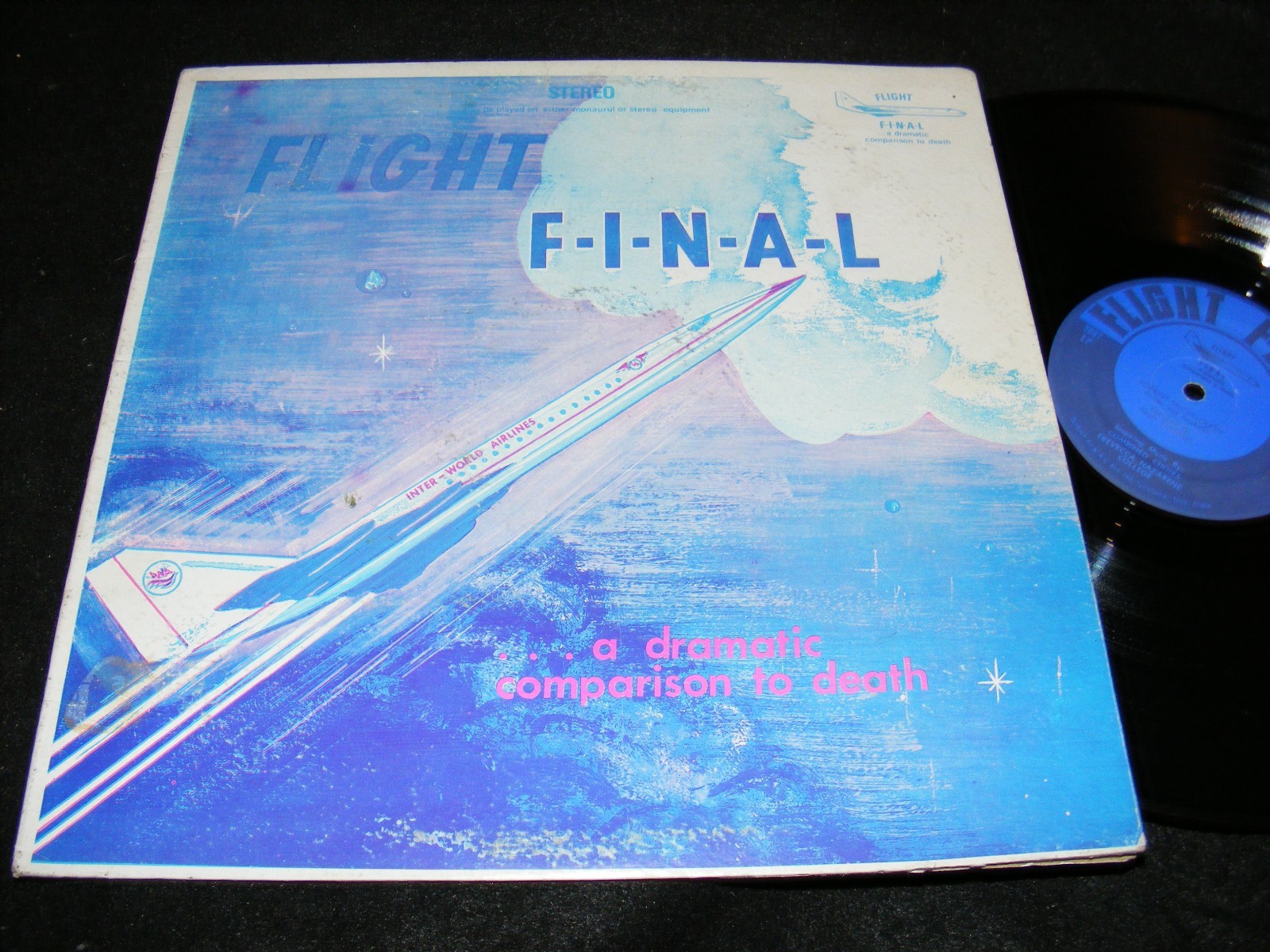 FLIGHT F-I-N-A-L Oddball Strange Christian LP SPOKEN Clasic Original ISSUE DEATH