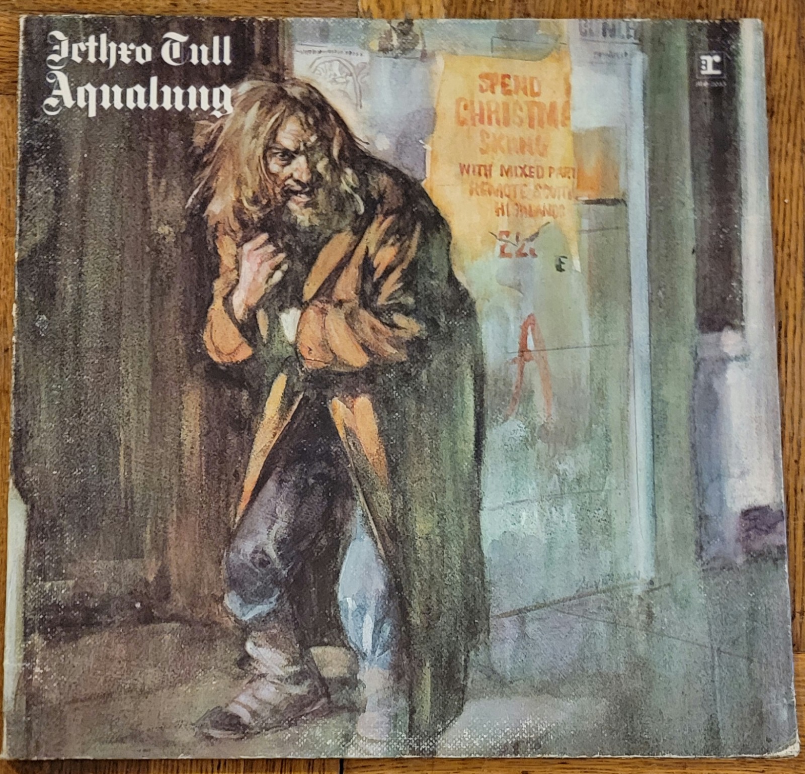 Jethro Tull Aqualung Vinyl LP 1971 US 1st Press Reprise MS 2035 Lyric Folder VG