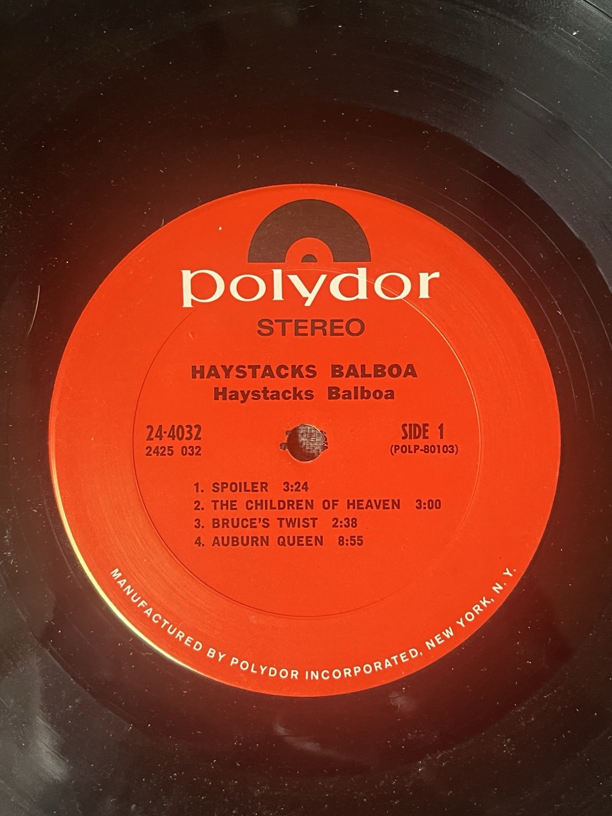 HAYSTACKS BALBOA” 1970 LP PSYCHEDELIC/PROGRESSIVE ROCK POLYDOR! ELECTROSONIC