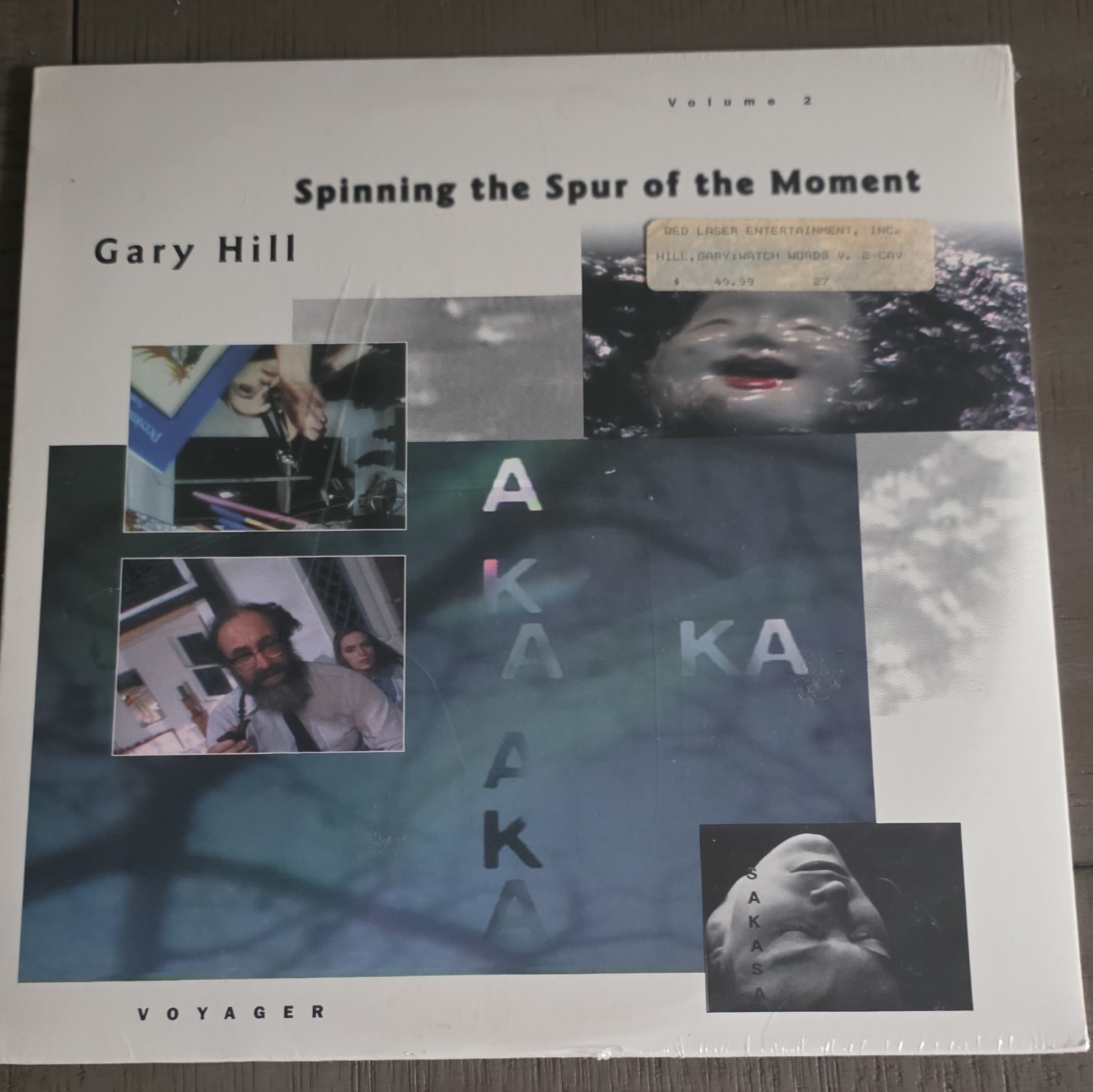 Gary Hill – Spinning the Spur of the Moment – Vol. 2 & 3 Laserdisc MINT