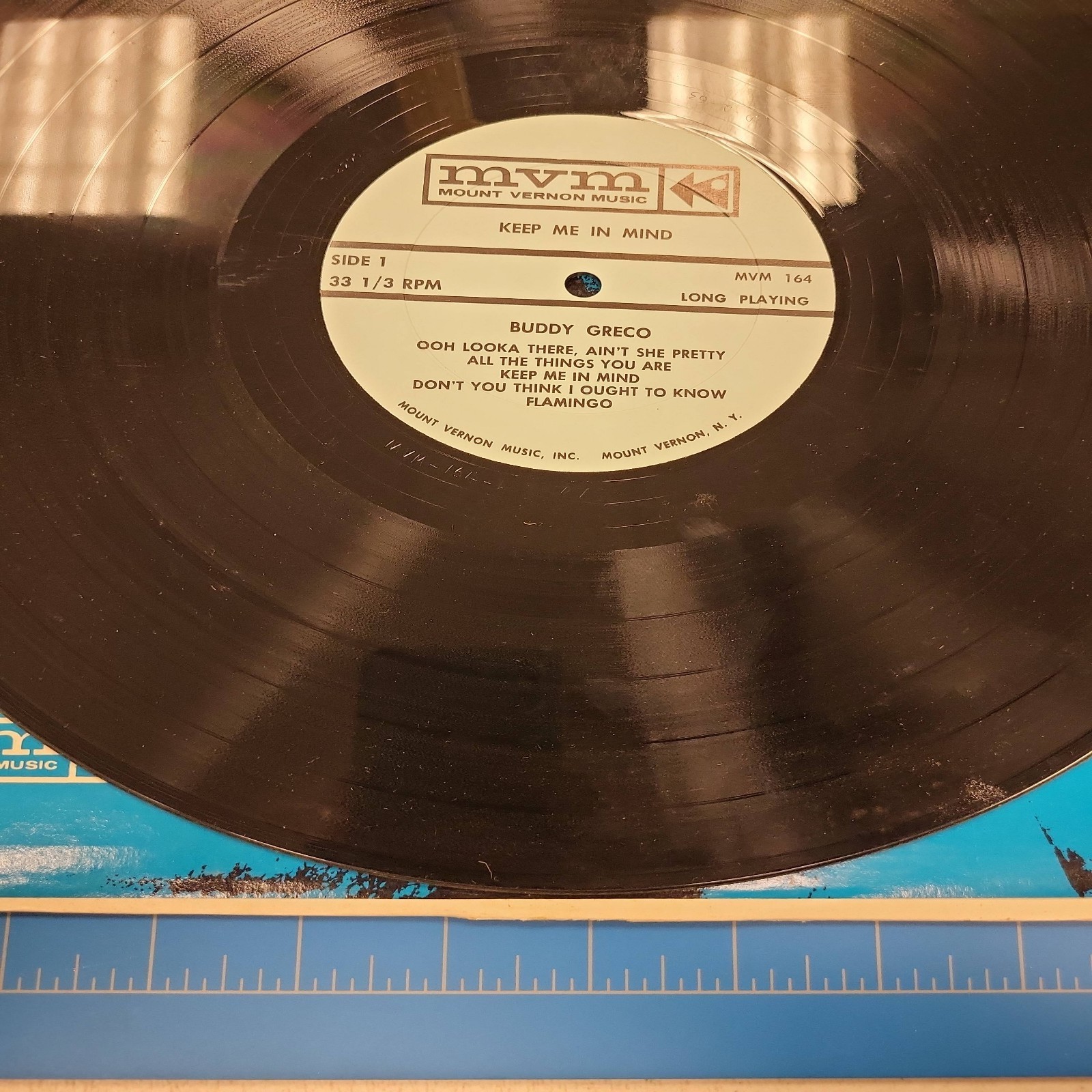 Buddy Greco Keep Me In Mind Vinyl LP MVM 164 Mount Vernon Music Jazz Pop Vocal