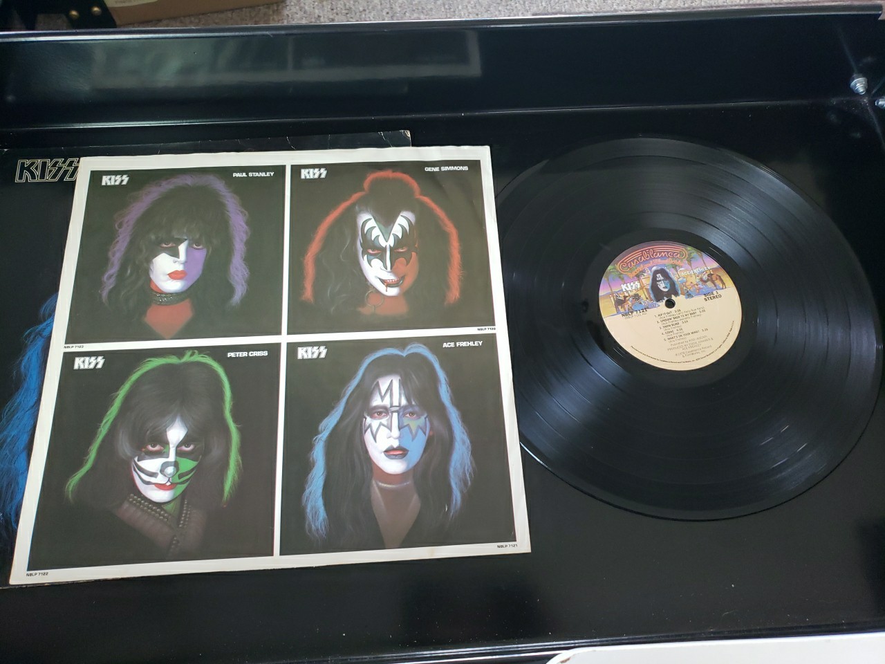 KISS Ace Frehley Solo Album Vinyl LP First Pressing PROMO INSERT 1978 NBLP 7121