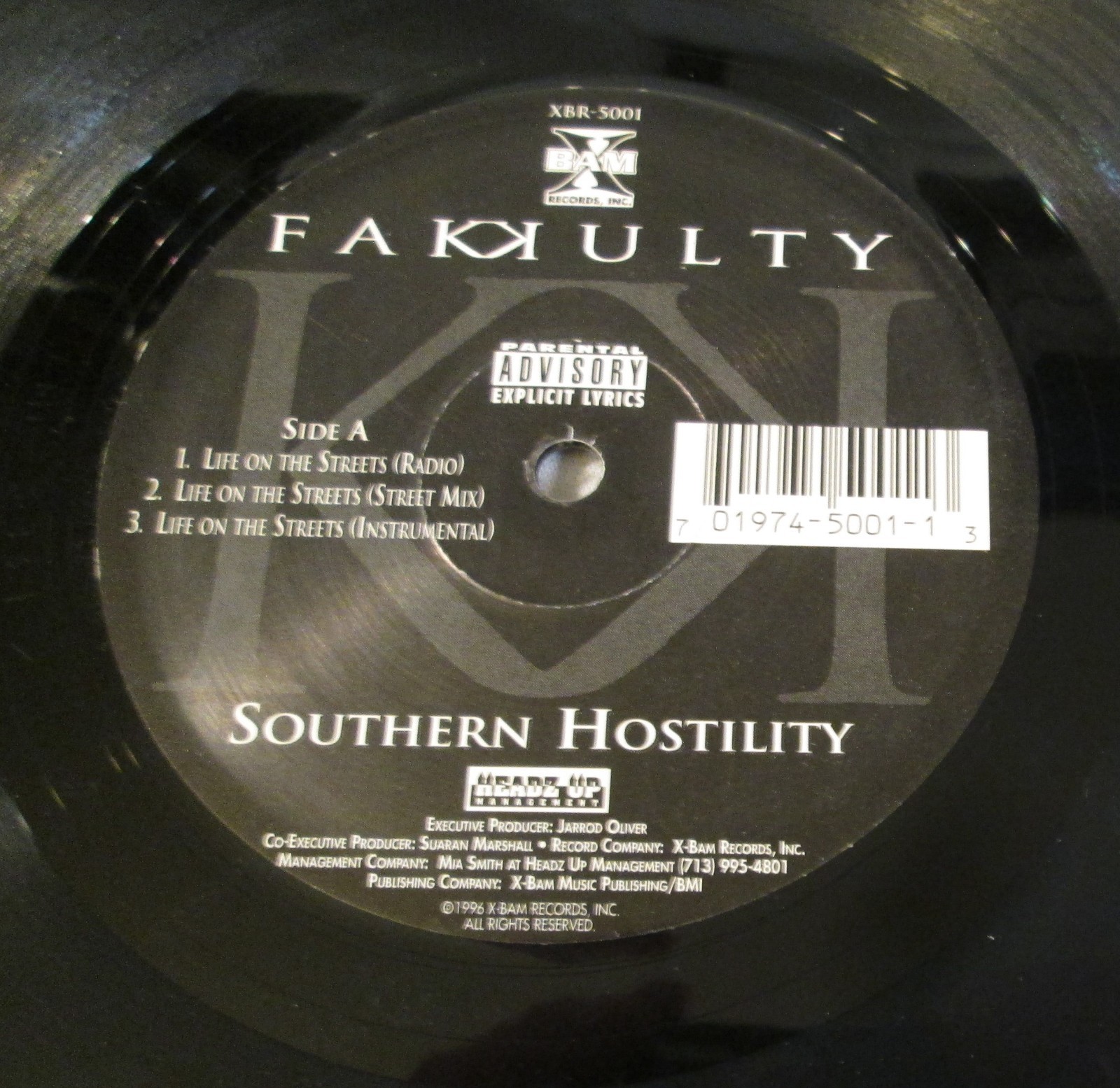 FAKKULTY Southern Hospitality Gangsta Rapp 1996 X-Bam Records Fakulty Faculty