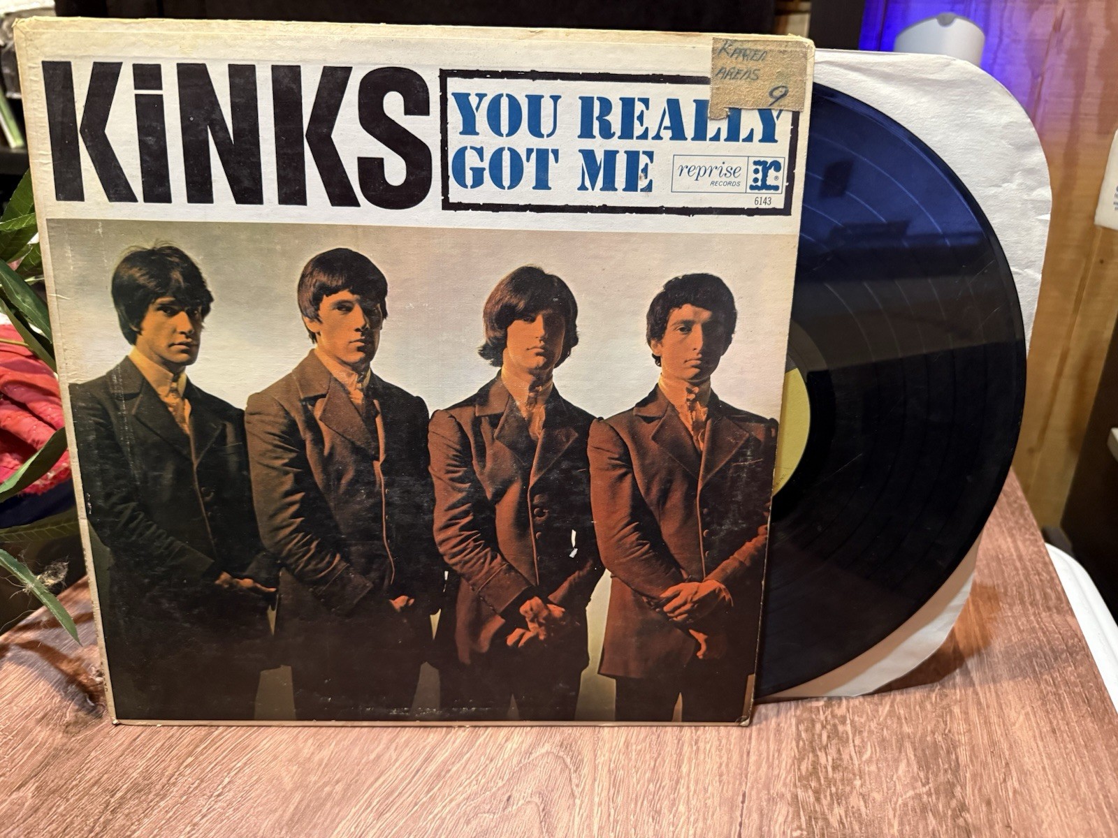 1965 The Kinks You Really Got Me Record 33 RPM 12″ Vinyl LP 33 RPM R-6143
