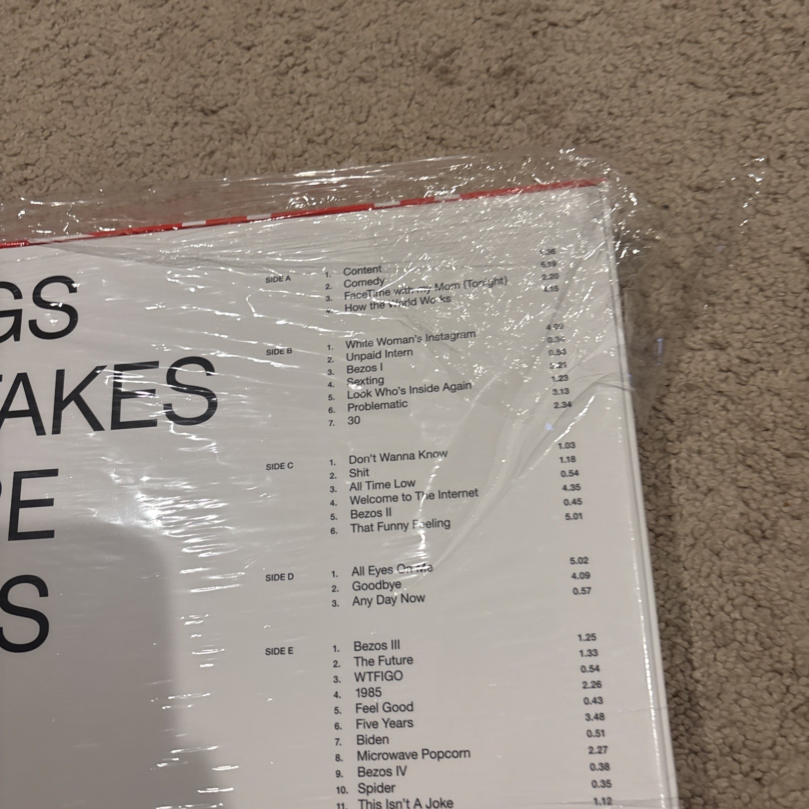 Bo Burnham INSIDE DELUXE SIGNED VINYL BOX SET (RGB VERSION) IN HAND New Read