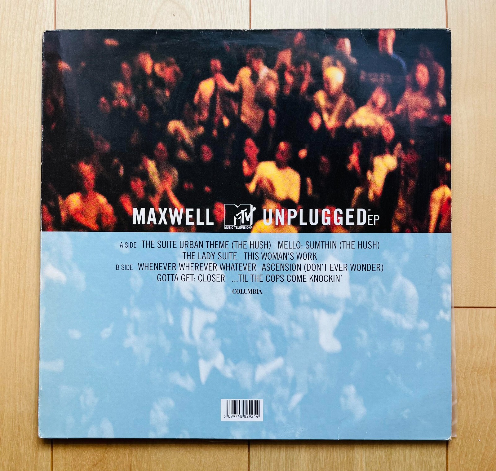 Maxwell / MTV Unplugged EP 12″ Vinyl 1997 EU Original Columbia 488292 1 Neo Soul