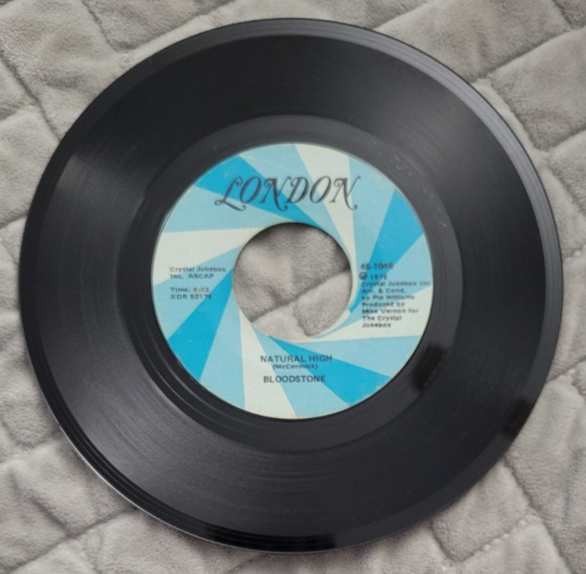 1972 BLOODSTONE Natural High & Peter’s Jones LONDON RECORDS 45-1046 45rpm