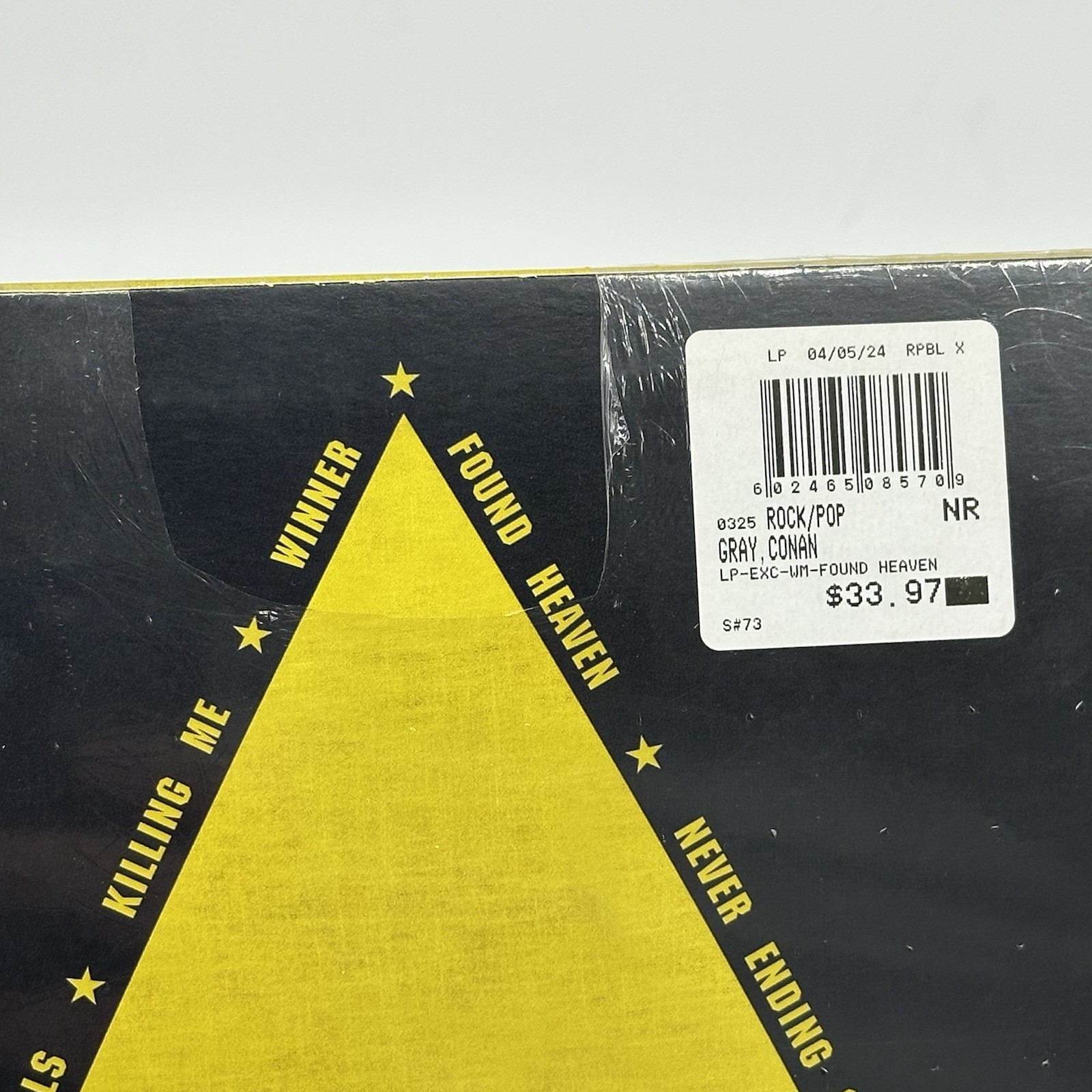 Conan Gray – Found Heaven Walmart Exclusive Cherry Red Vinyl + Poster TORN SEAL