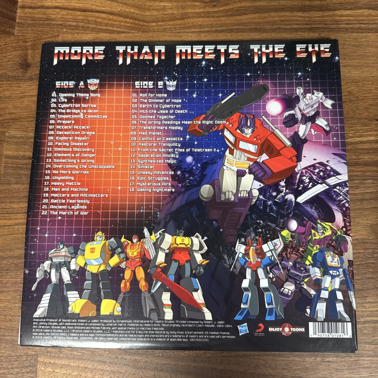 2018 Hasbro Studios Transformers Original Television Series Score Black Yellow
